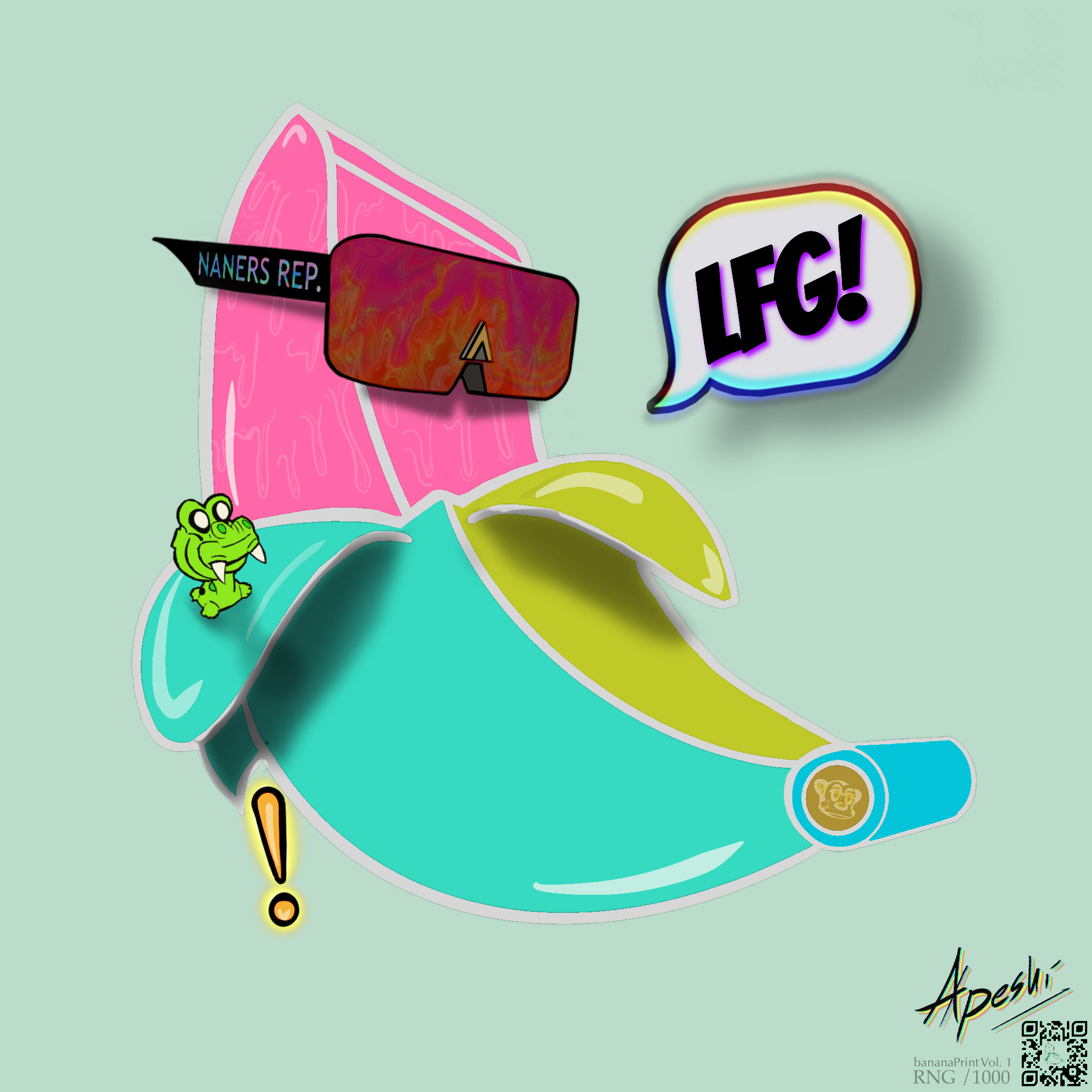 bananaPrint_Collection #620 NFT on Algorand