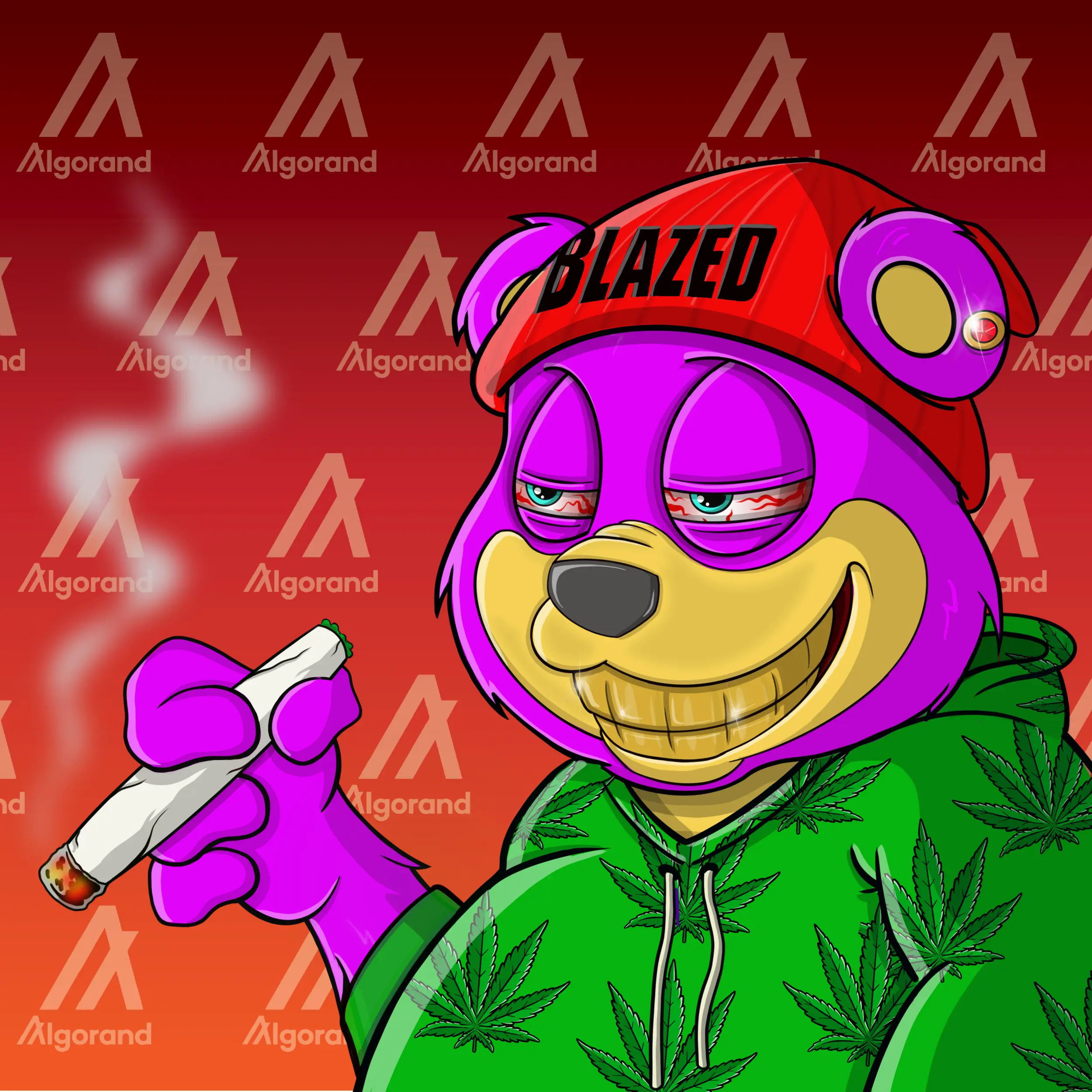 Burnin Bears #118 NFT on Algorand