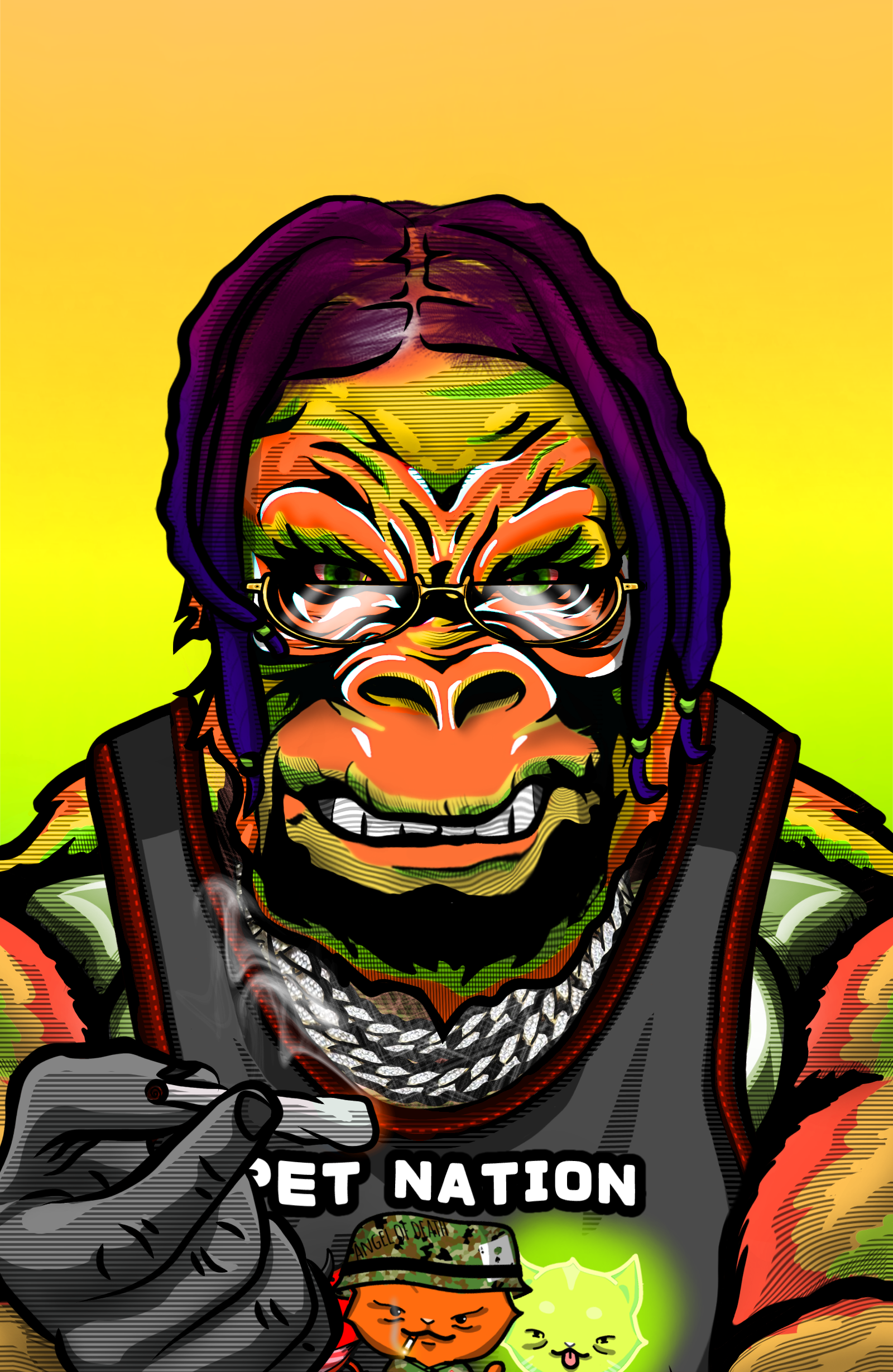Gangster Gorilla 723 NFT on Algorand