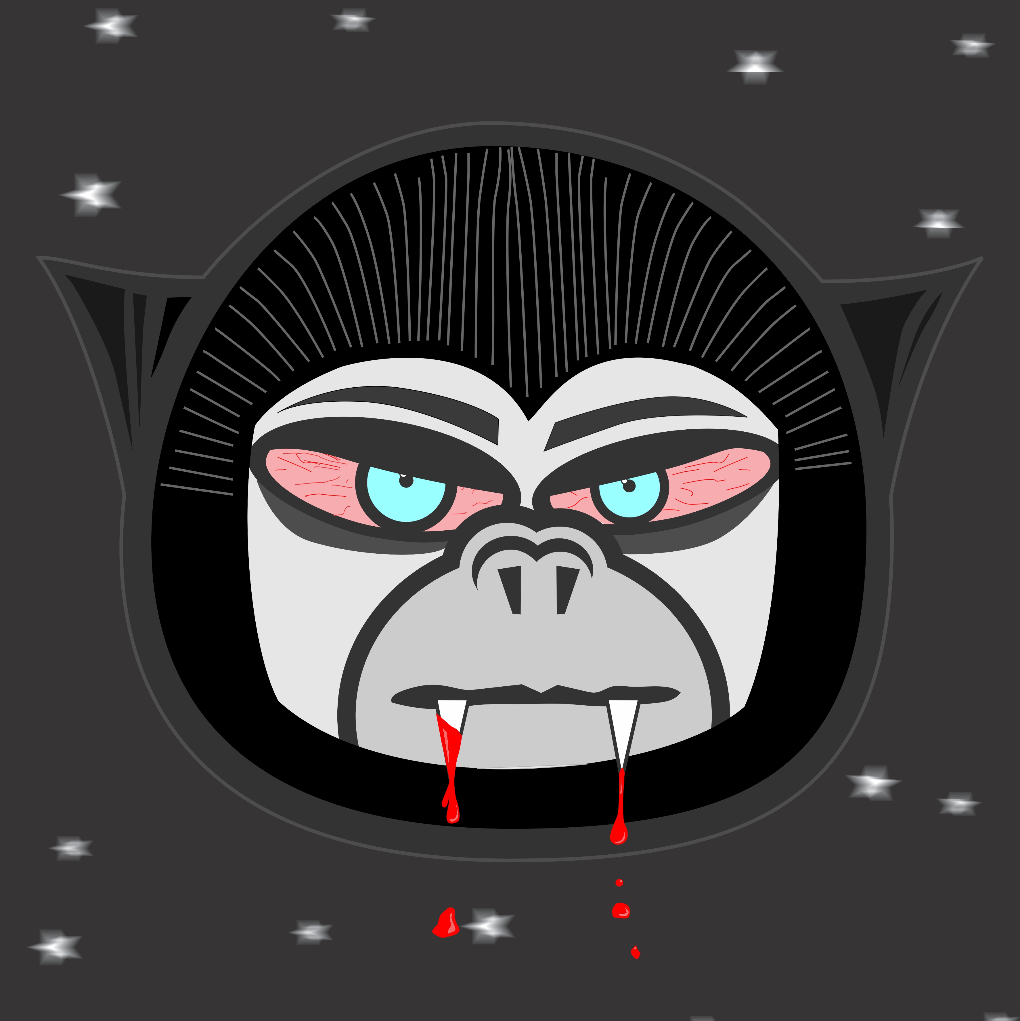 Space Monkey Dracula NFT on Algorand