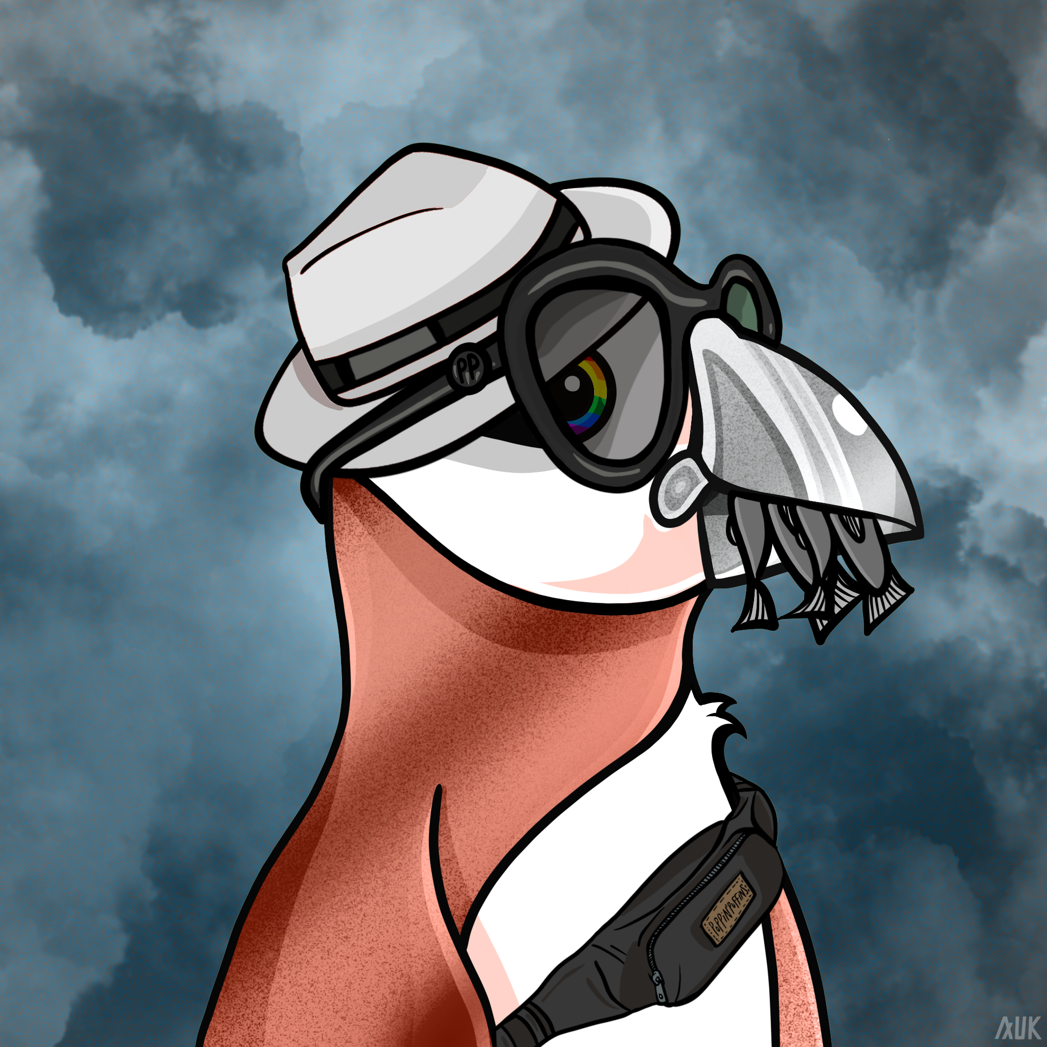 Poppin Puffins #693 NFT on Algorand