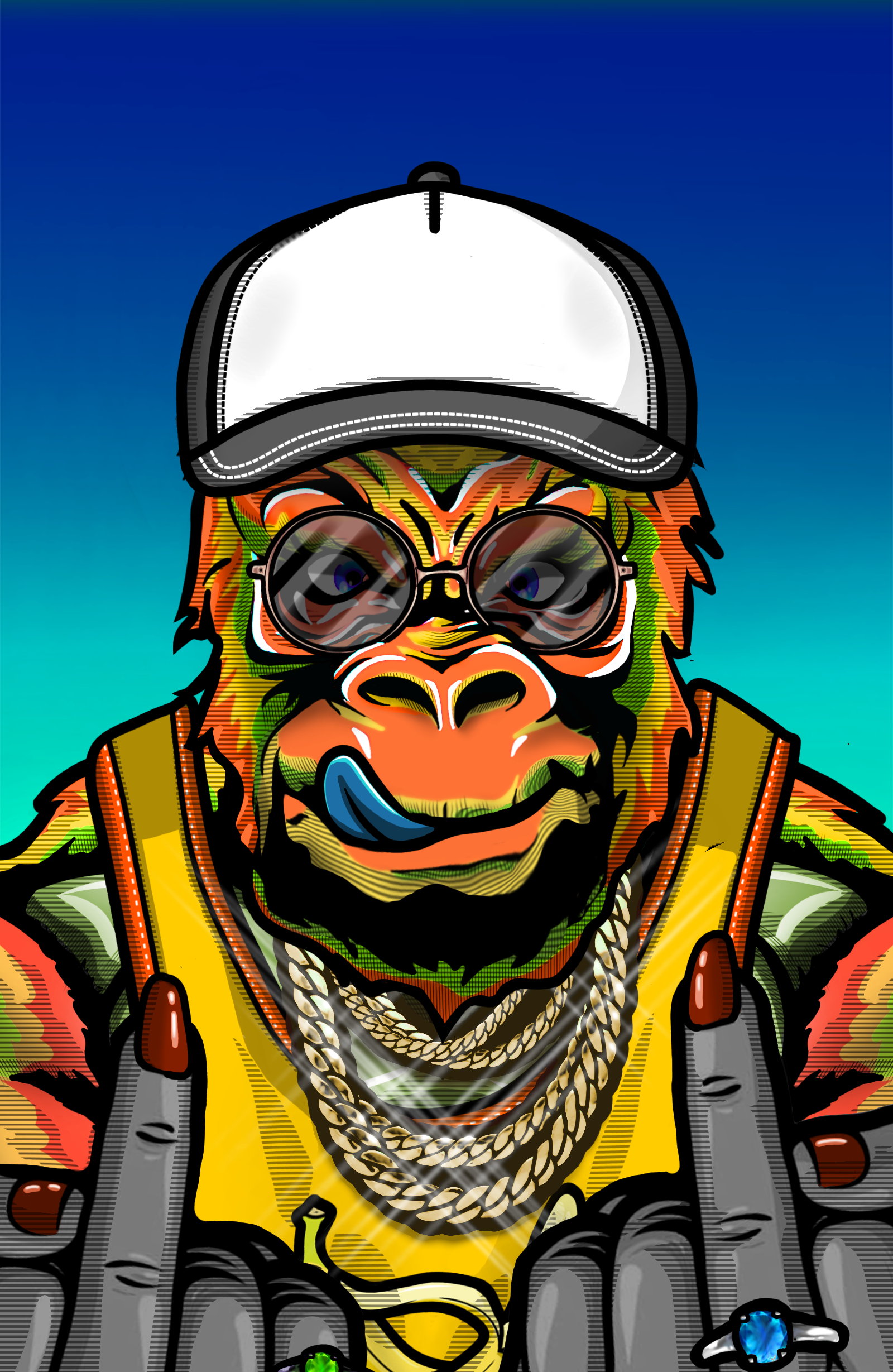 Gangster Gorilla 738 NFT on Algorand