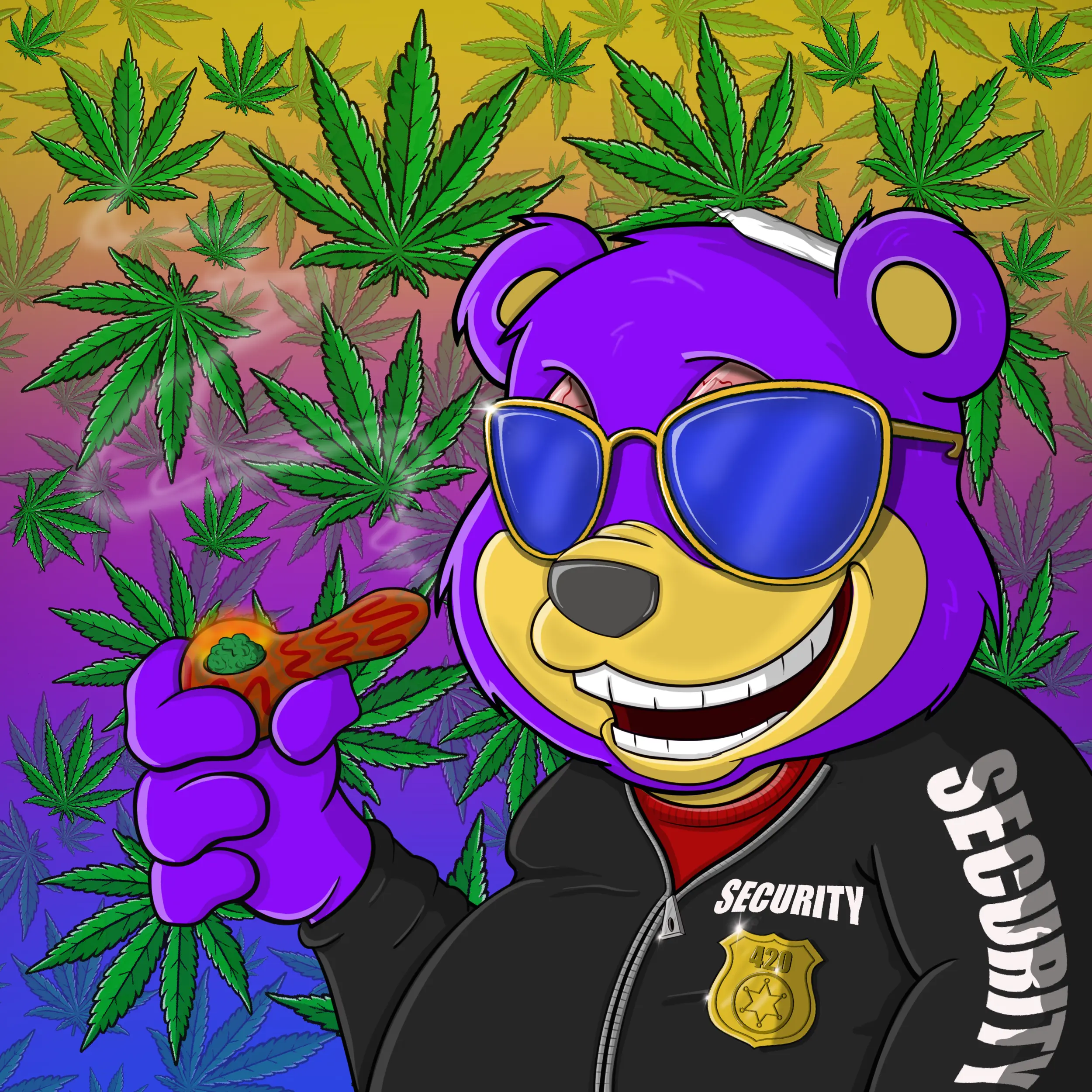 Burnin Bears #711 NFT on Algorand