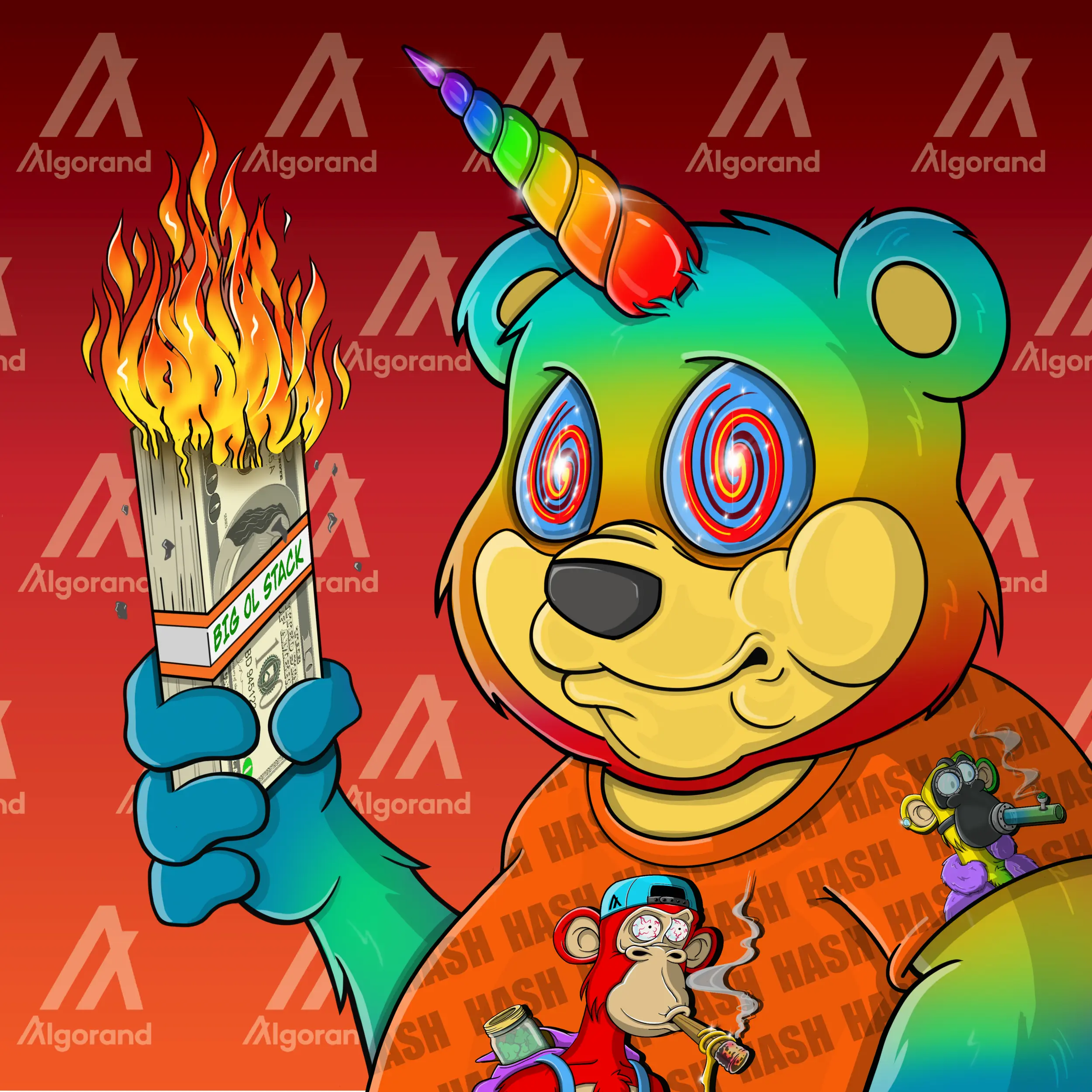 Burnin Bears #432 NFT on Algorand
