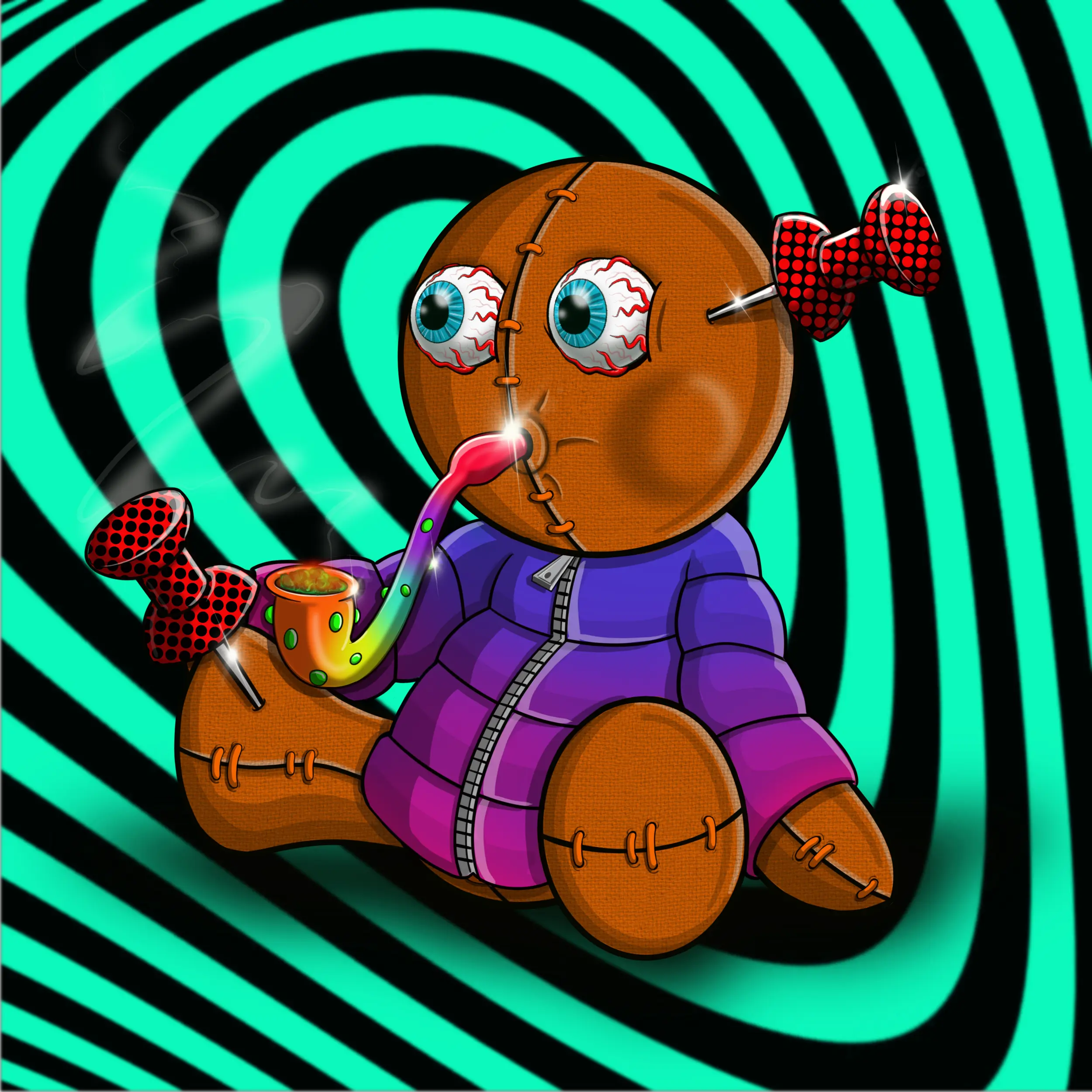 Trippy Stitch #164 NFT on Algorand