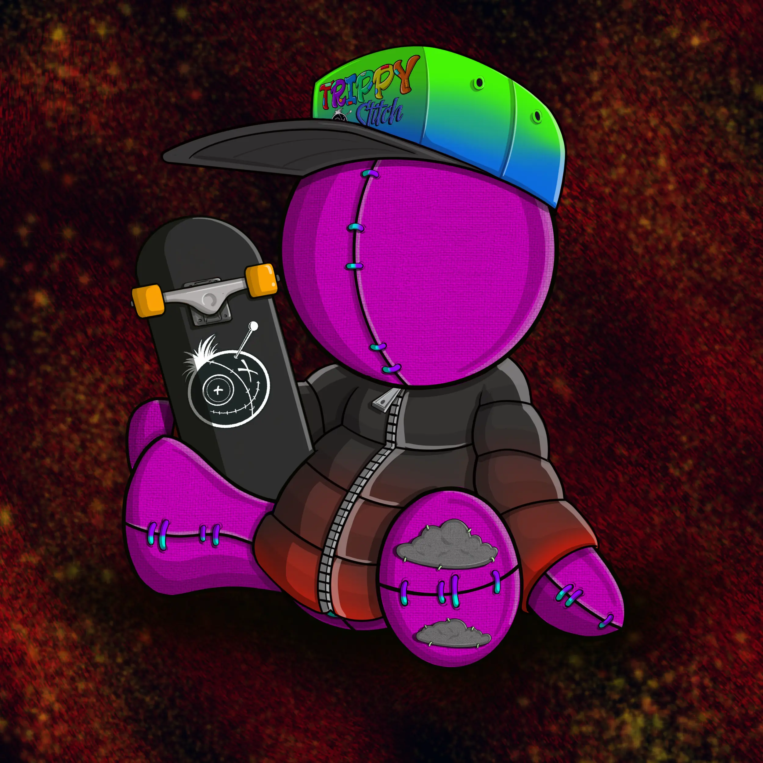 Trippy Stitch #159 NFT on Algorand