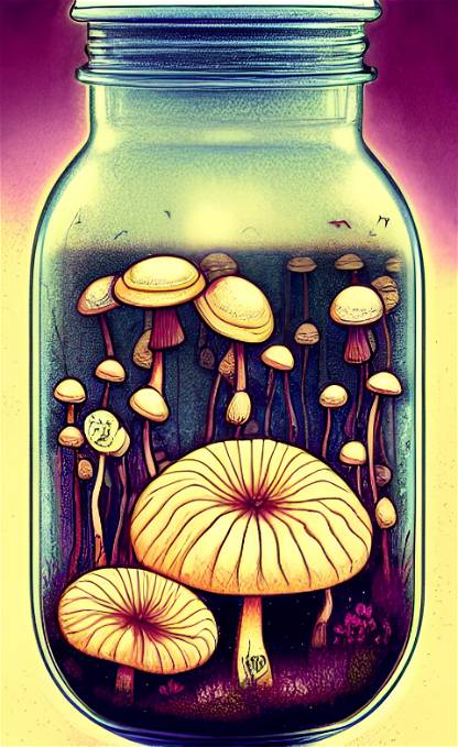 fungi in a jar by jarlabs