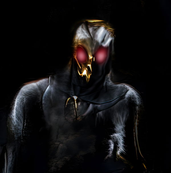 Image of Razen the Black Ghost Demon