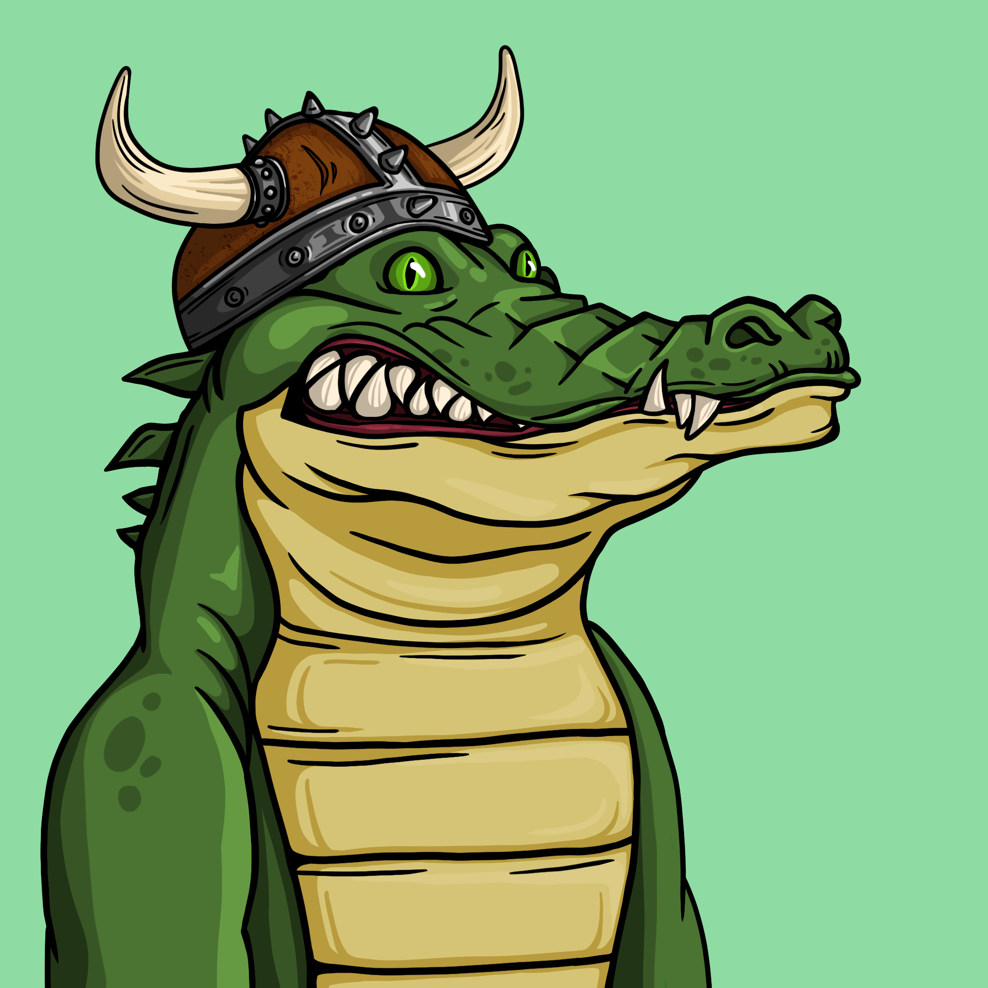 Warrior Croc #19 NFT on Algorand
