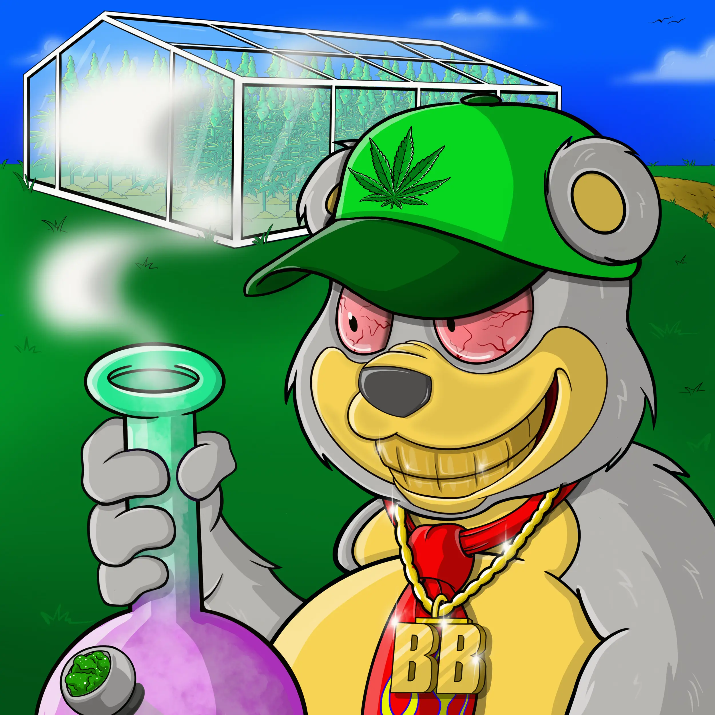 Burnin Bears #1377 NFT on Algorand
