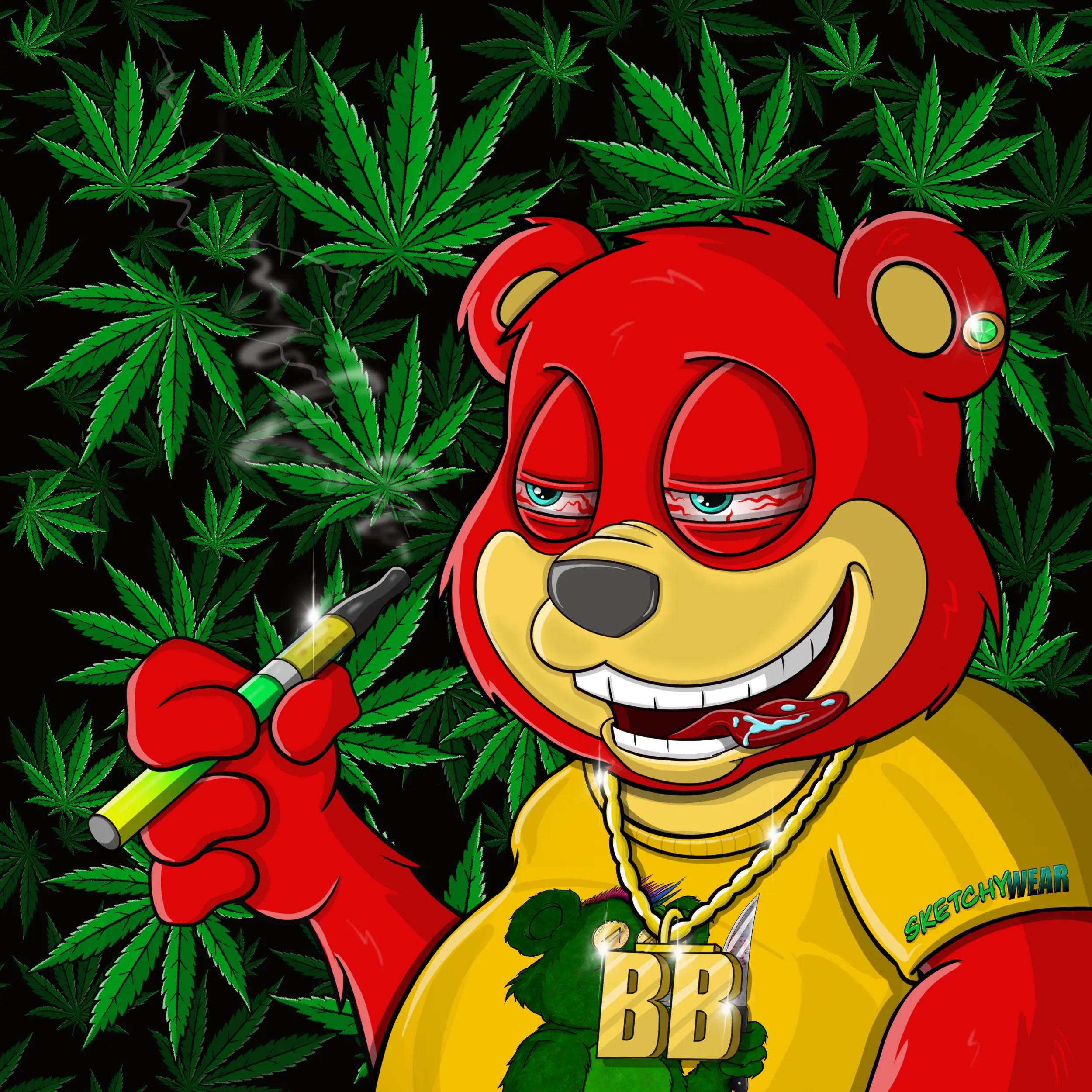Burnin Bears #1380 NFT on Algorand
