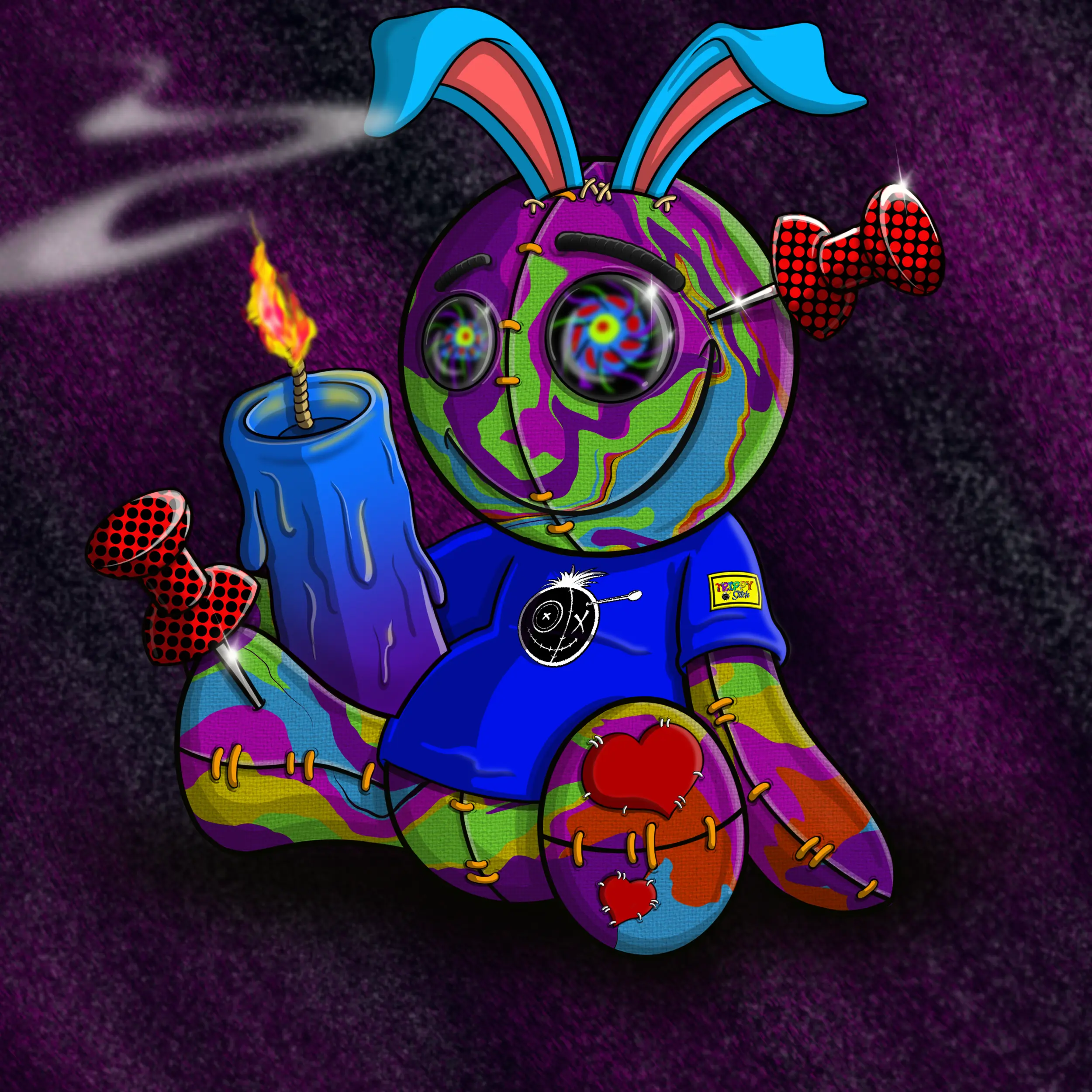 Trippy Stitch #837 NFT on Algorand