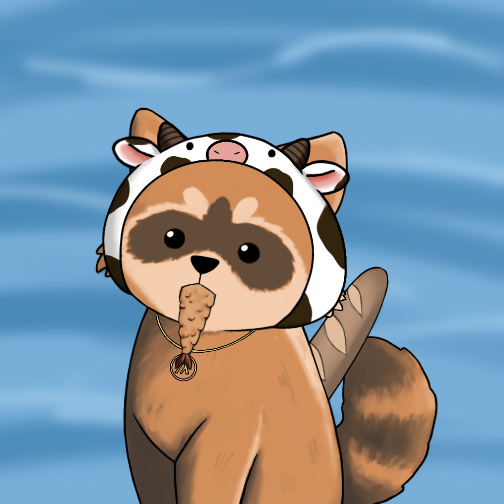 Raccoon #586 NFT on Algorand