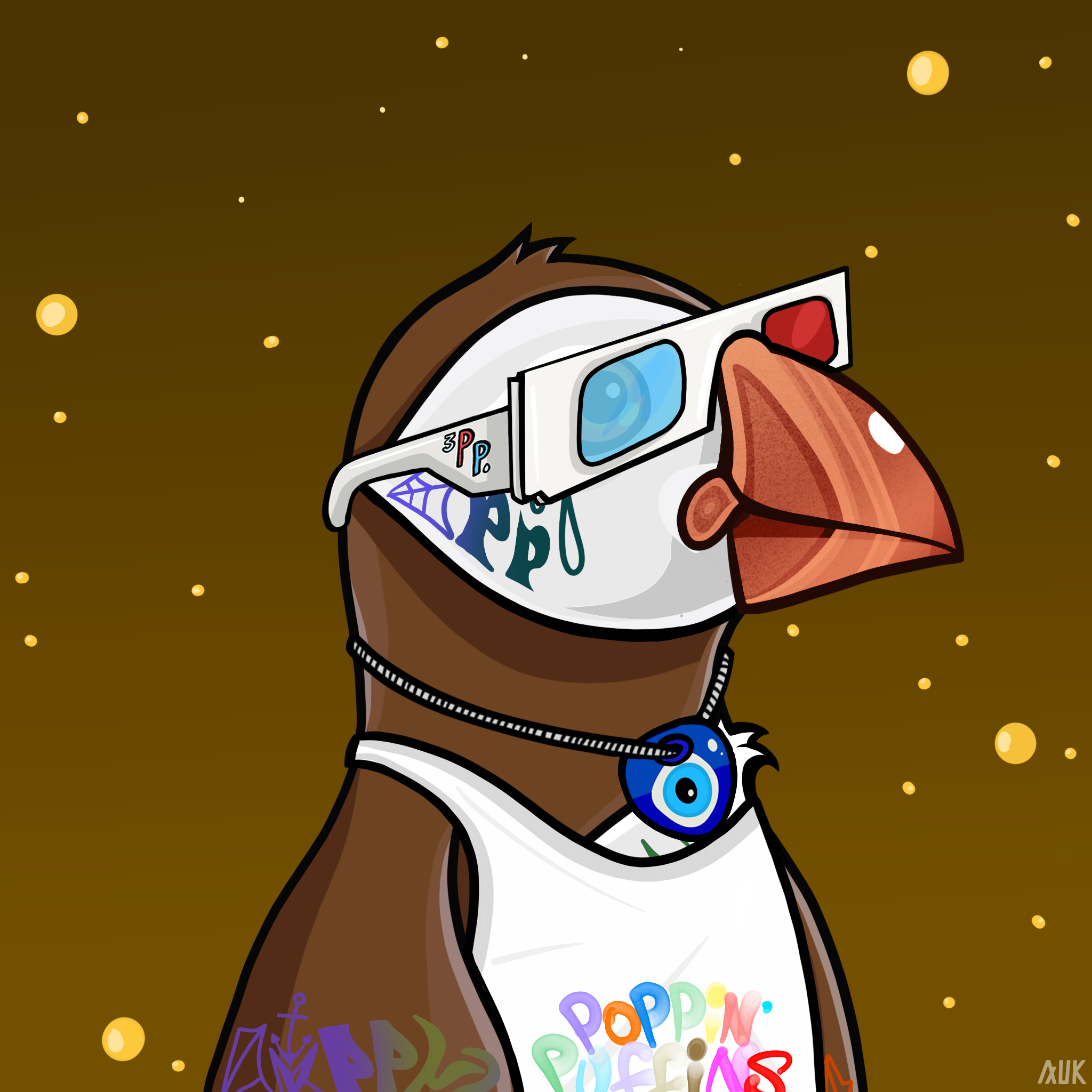 Poppin Puffins #5982 NFT on Algorand