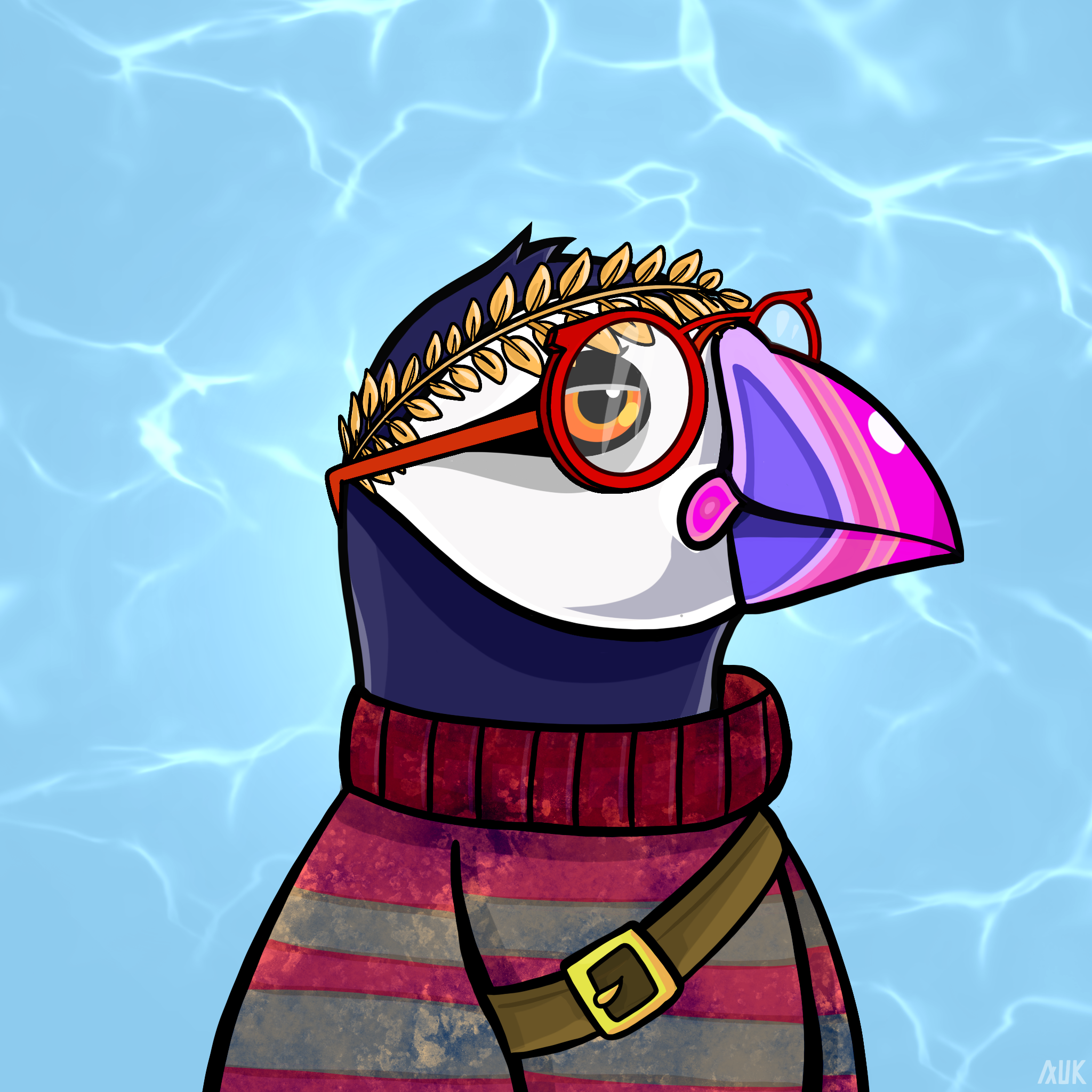Poppin Puffins #7810 NFT on Algorand