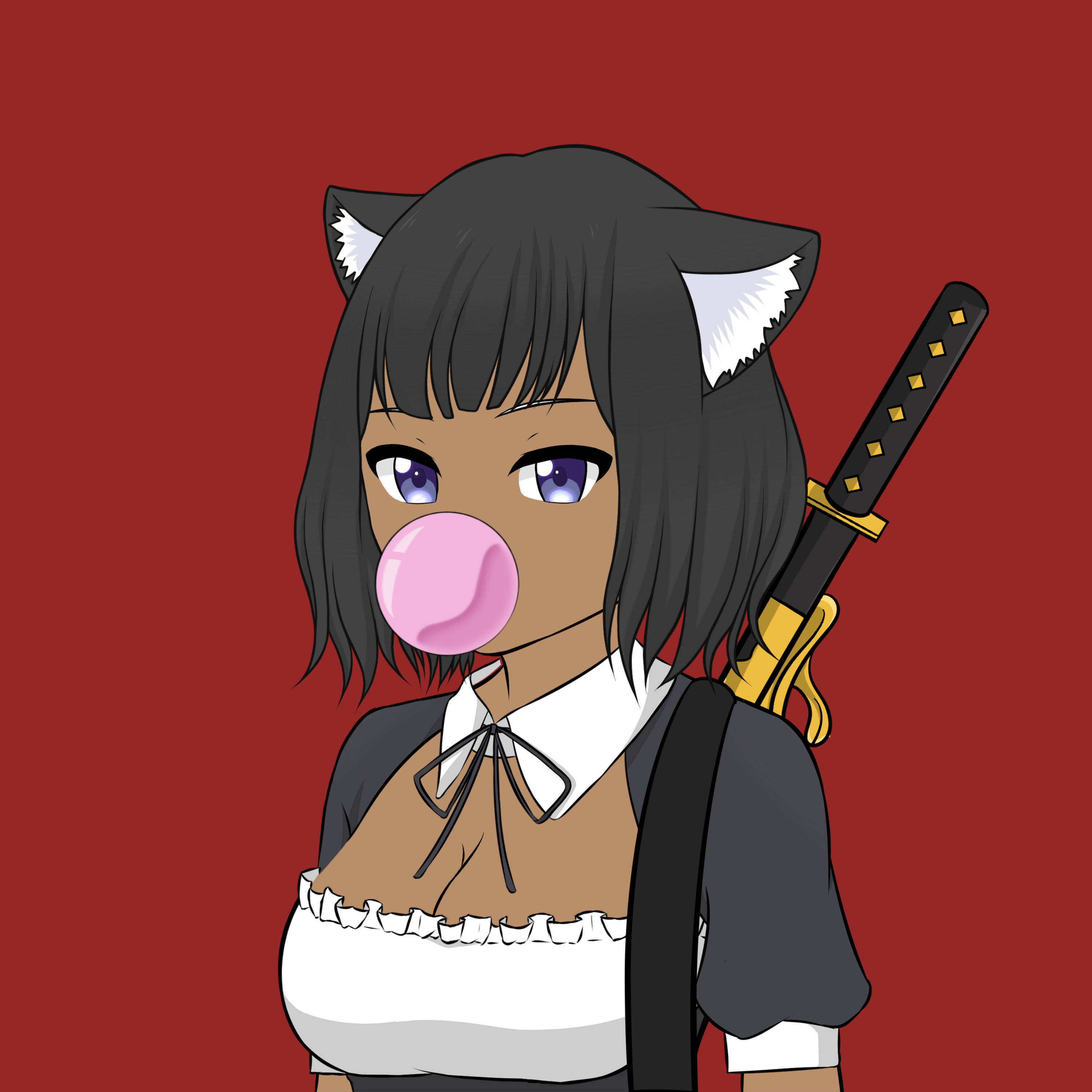 Catgirl Crew #29 NFT on Algorand