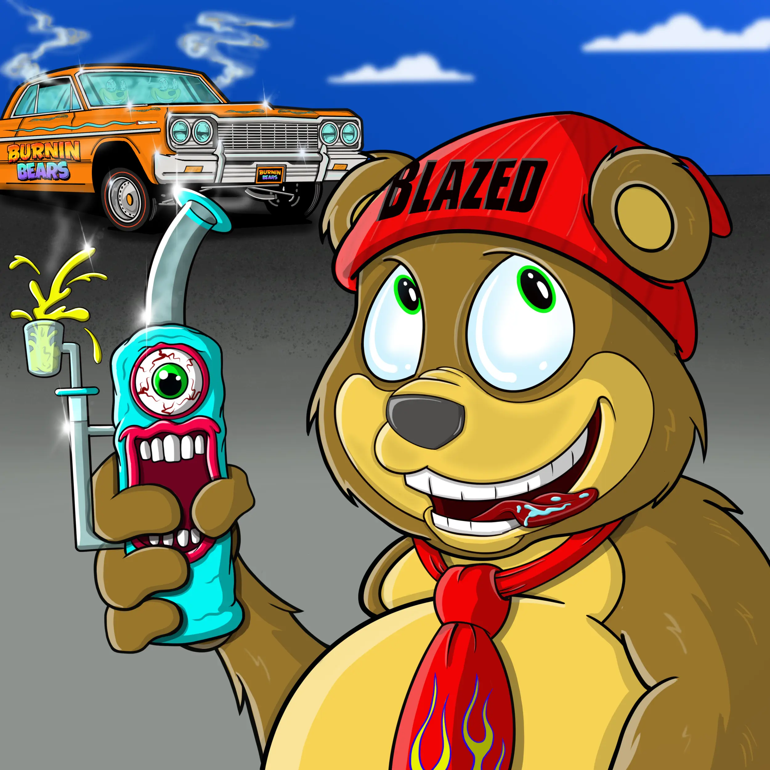 Burnin Bears #2717 NFT on Algorand