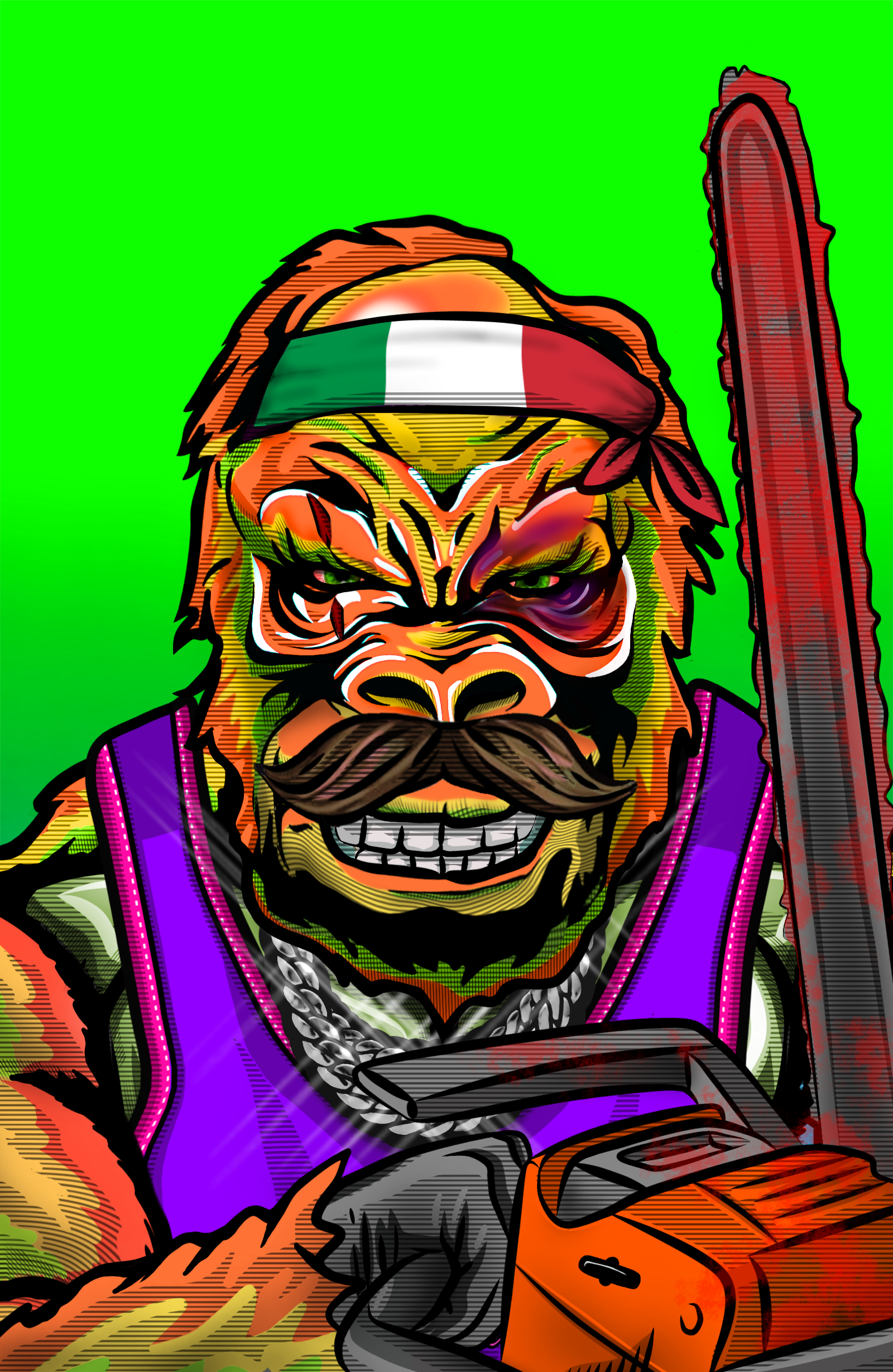 Gangster Gorilla 701 NFT on Algorand