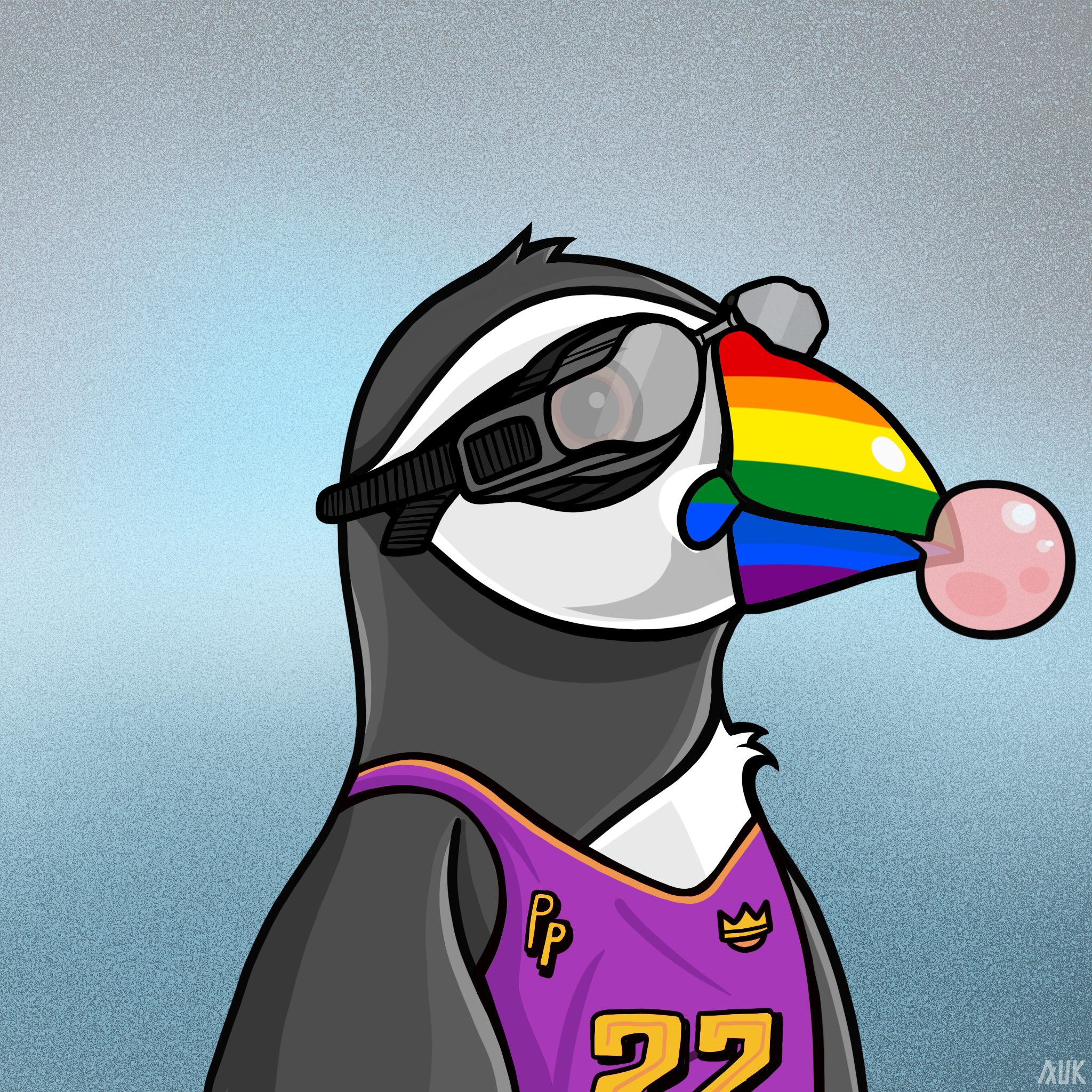 Poppin Puffins #6857 NFT on Algorand