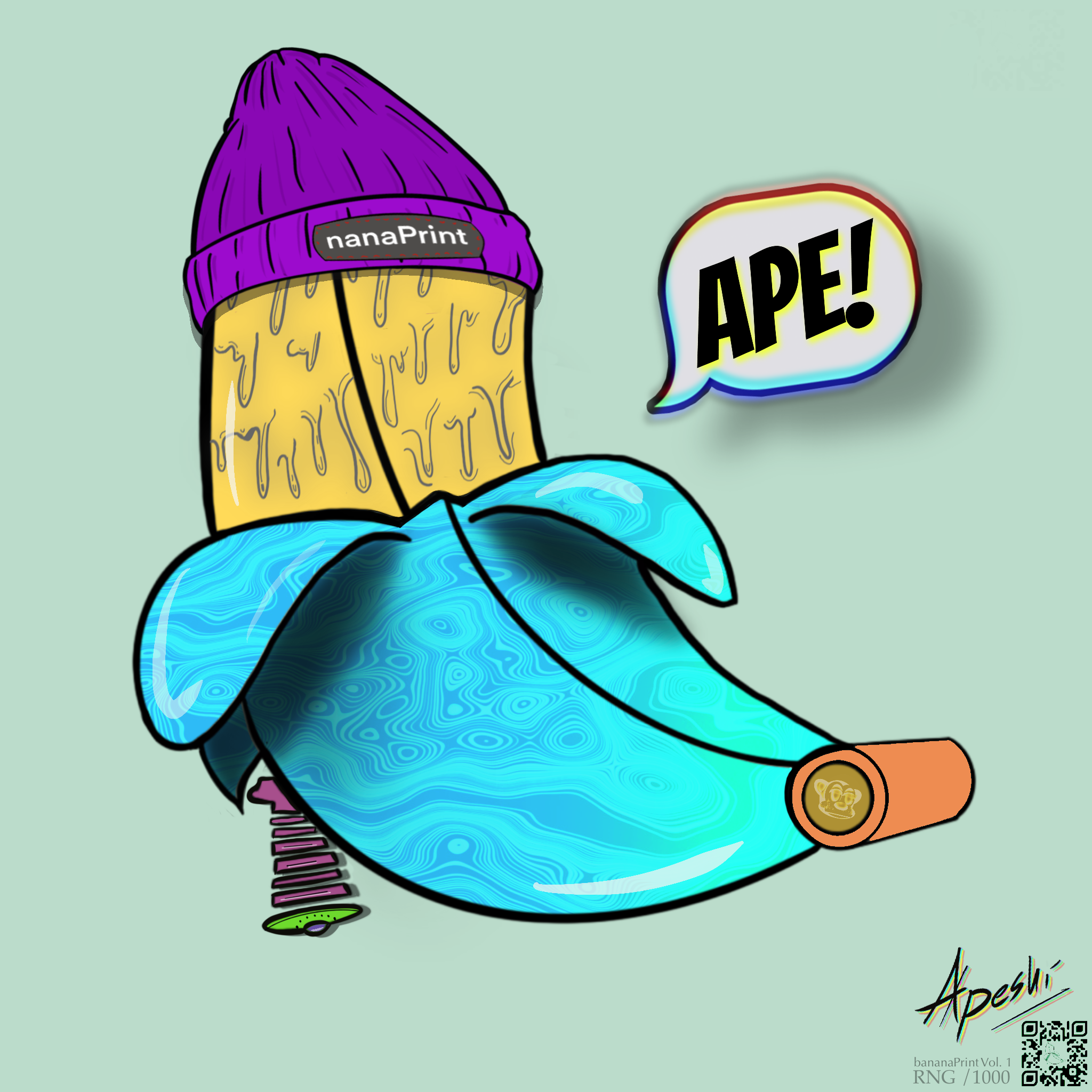 bananaPrint_Collection #269 NFT on Algorand