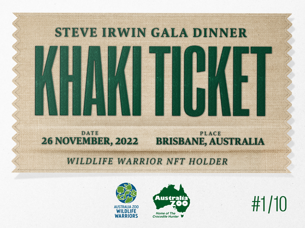 An image of Aus Zoo Gala Dinner Khaki Ticket #1