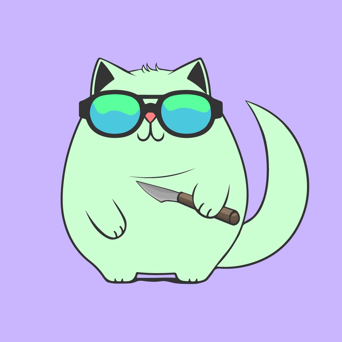 HAPPY HOOMENS CAT #137 NFT on Algorand