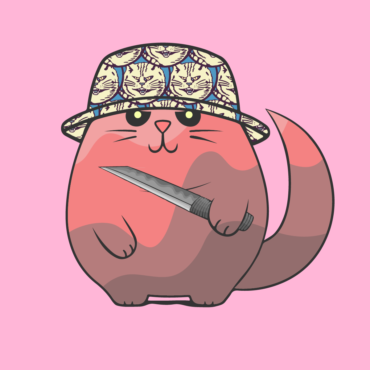 HAPPY HOOMENS CAT #180 NFT on Algorand