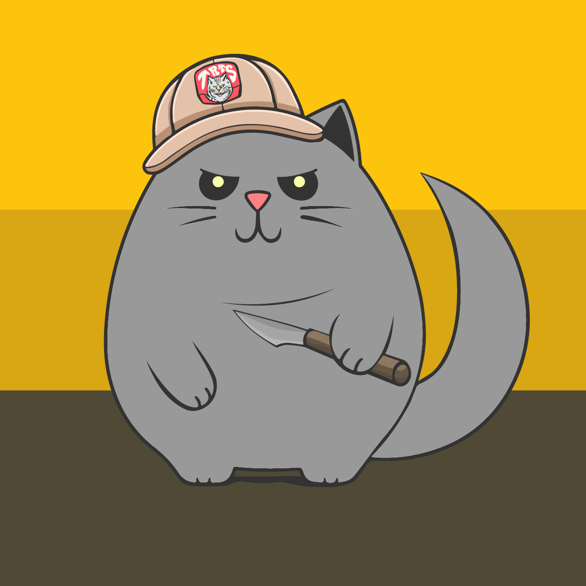 HAPPY HOOMENS CAT #186 NFT on Algorand