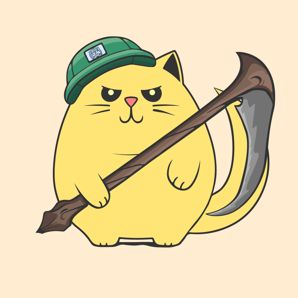 HAPPY HOOMENS CAT #19 NFT on Algorand