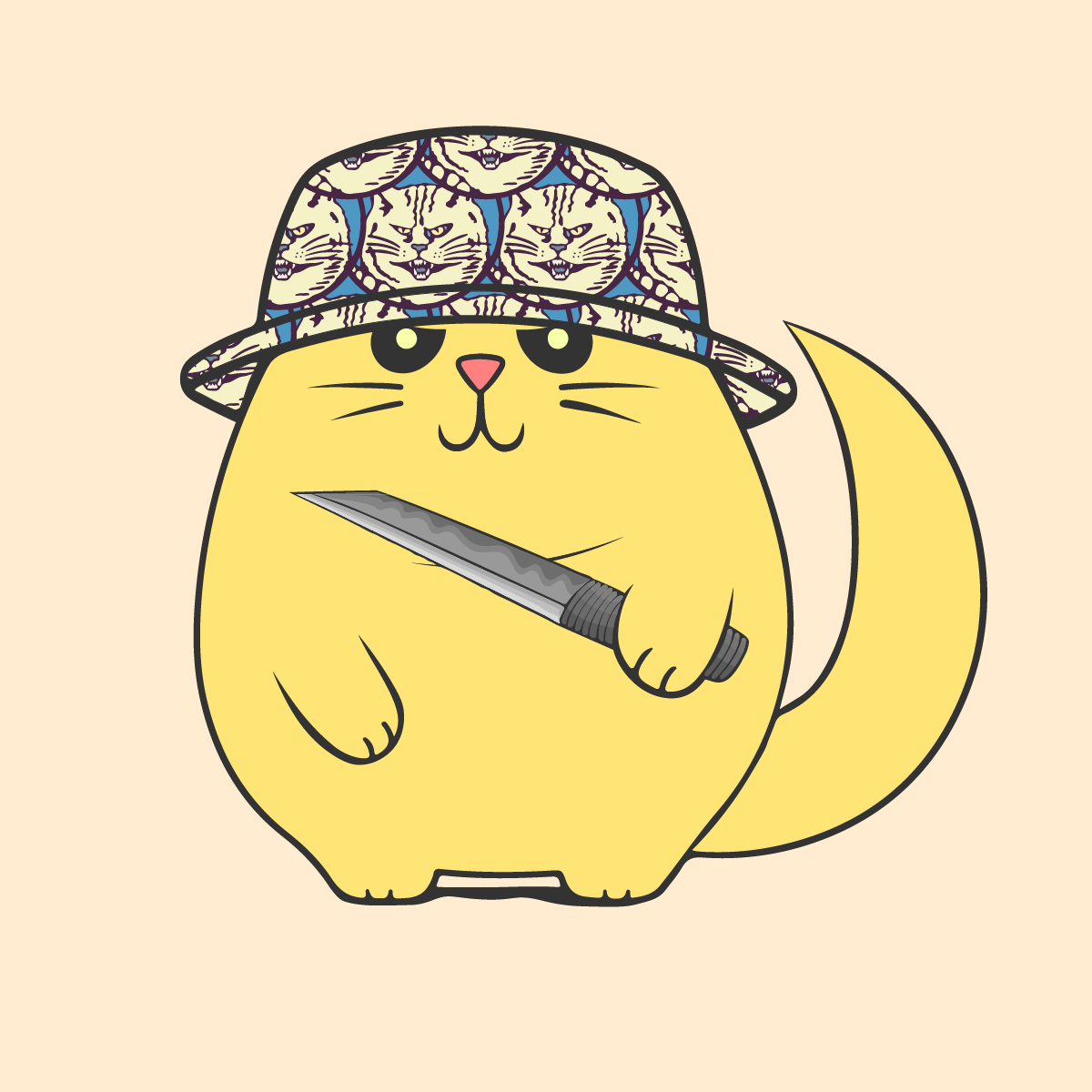 HAPPY HOOMENS CAT #197 NFT on Algorand