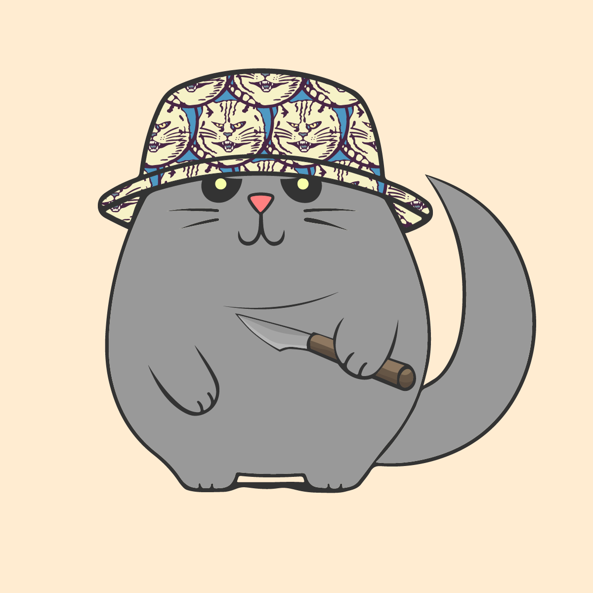 HAPPY HOOMENS CAT #93 NFT on Algorand