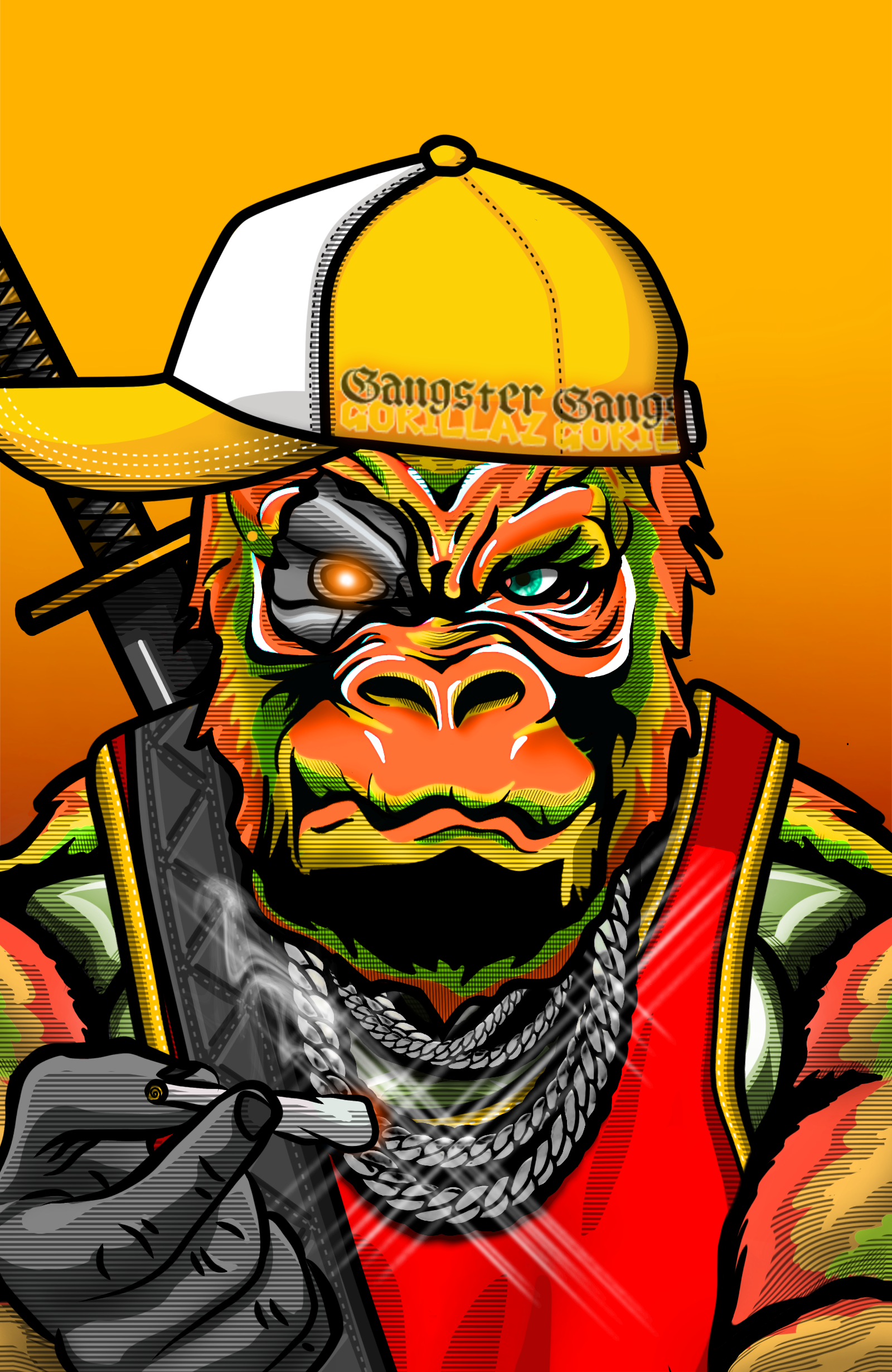 Gangster Gorilla 696 NFT on Algorand