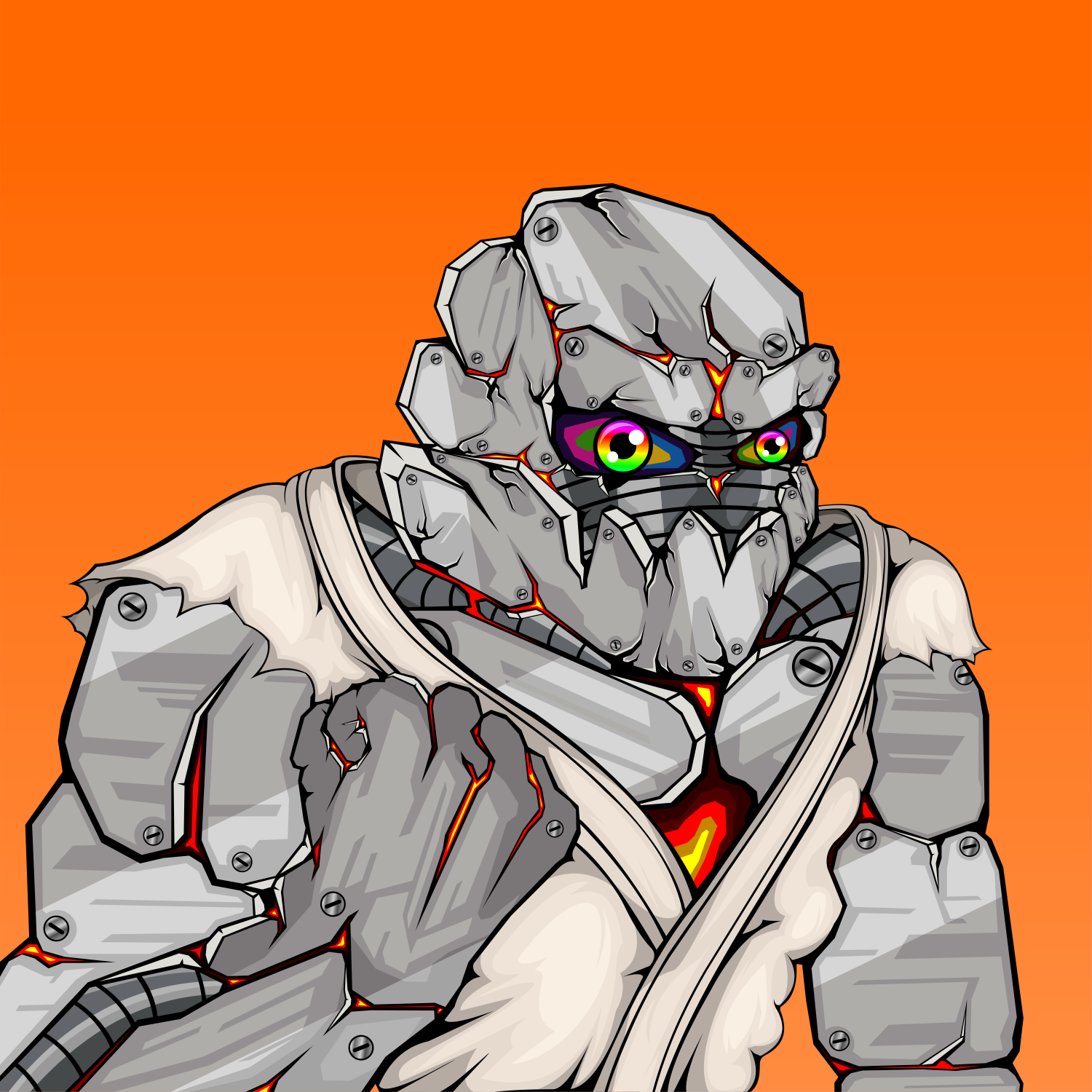 KRAX THE ALGOLEM 1054 NFT on Algorand