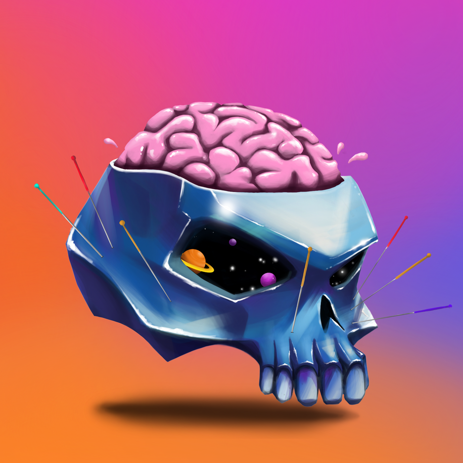 AlgoSkull #2086 NFT on Algorand