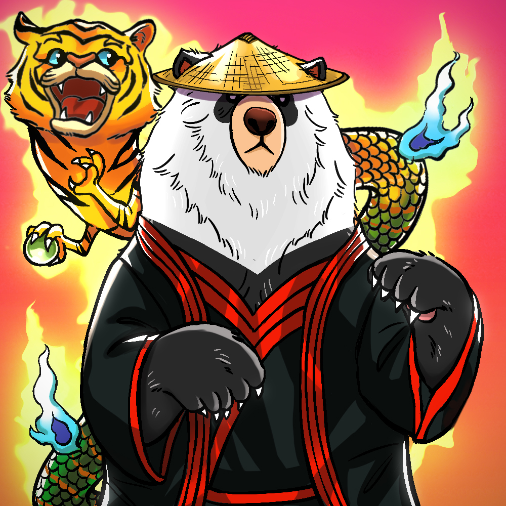 (#064) Beary with Long Tiger NFT on Algorand