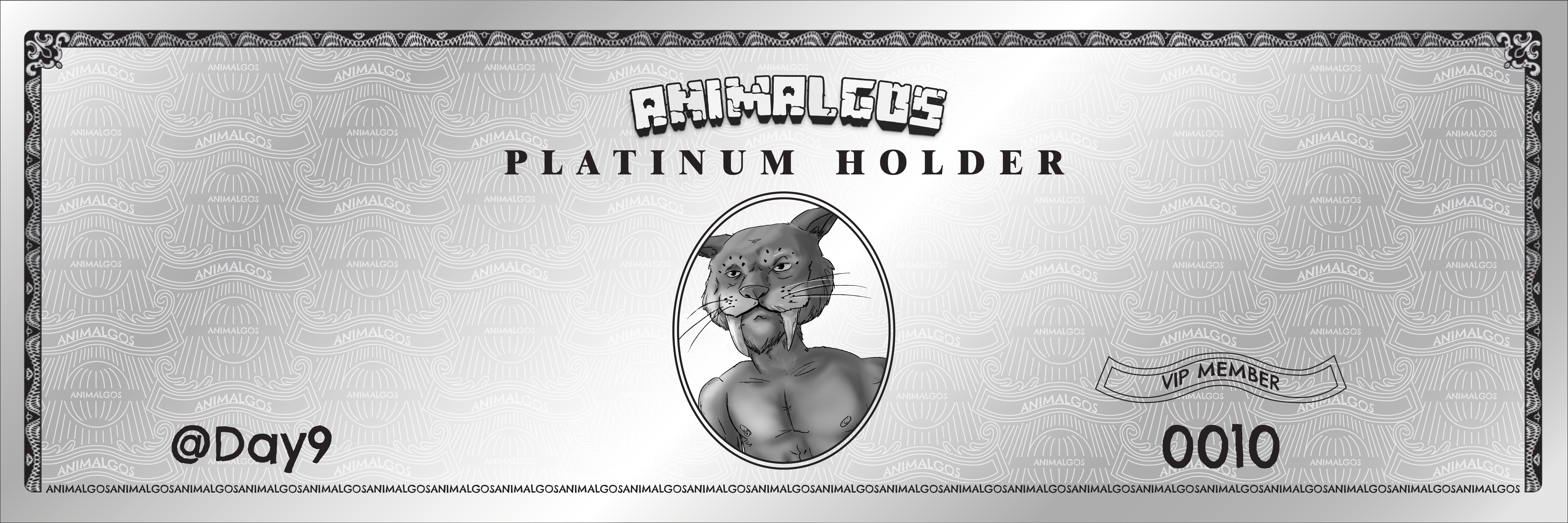PLATINUM CARD #010 NFT on Algorand