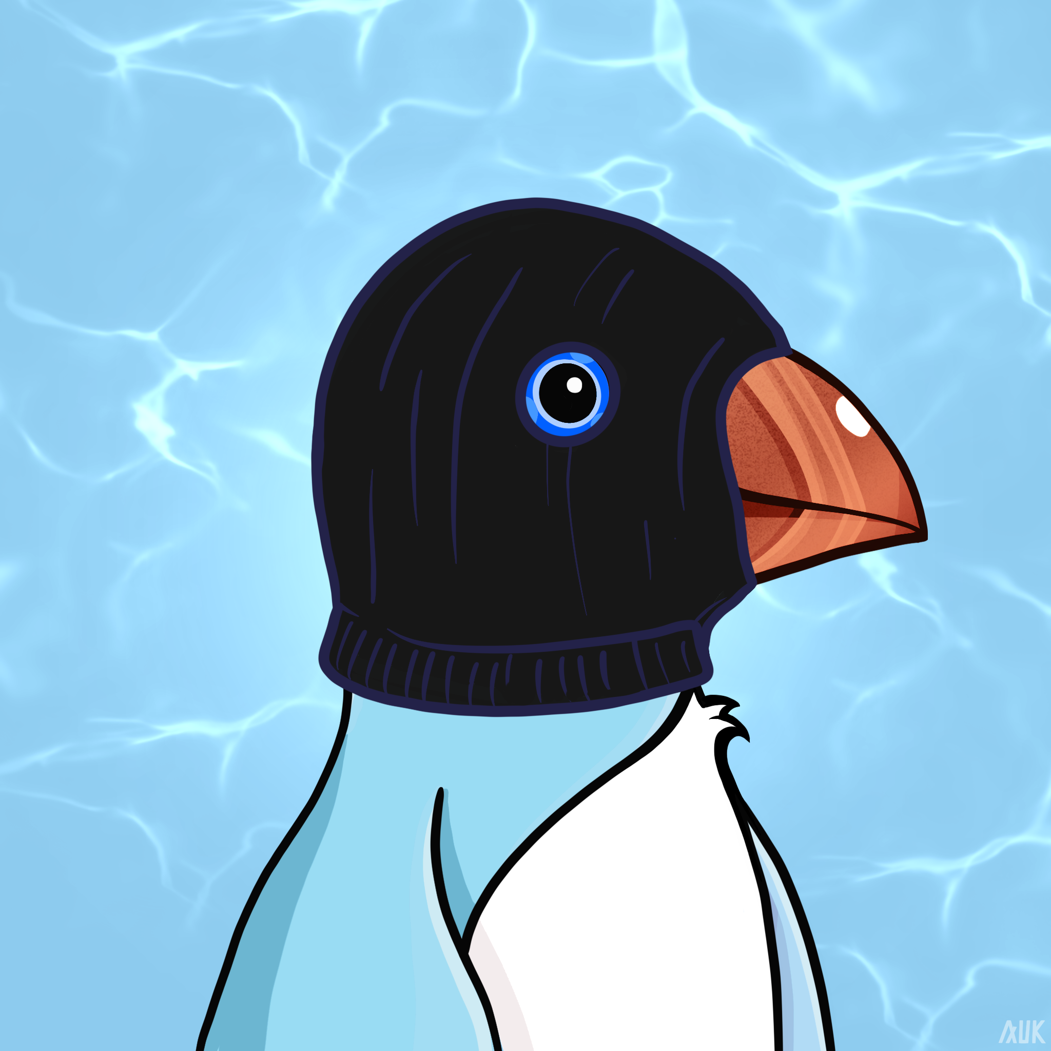 Poppin Puffins #9727 NFT on Algorand
