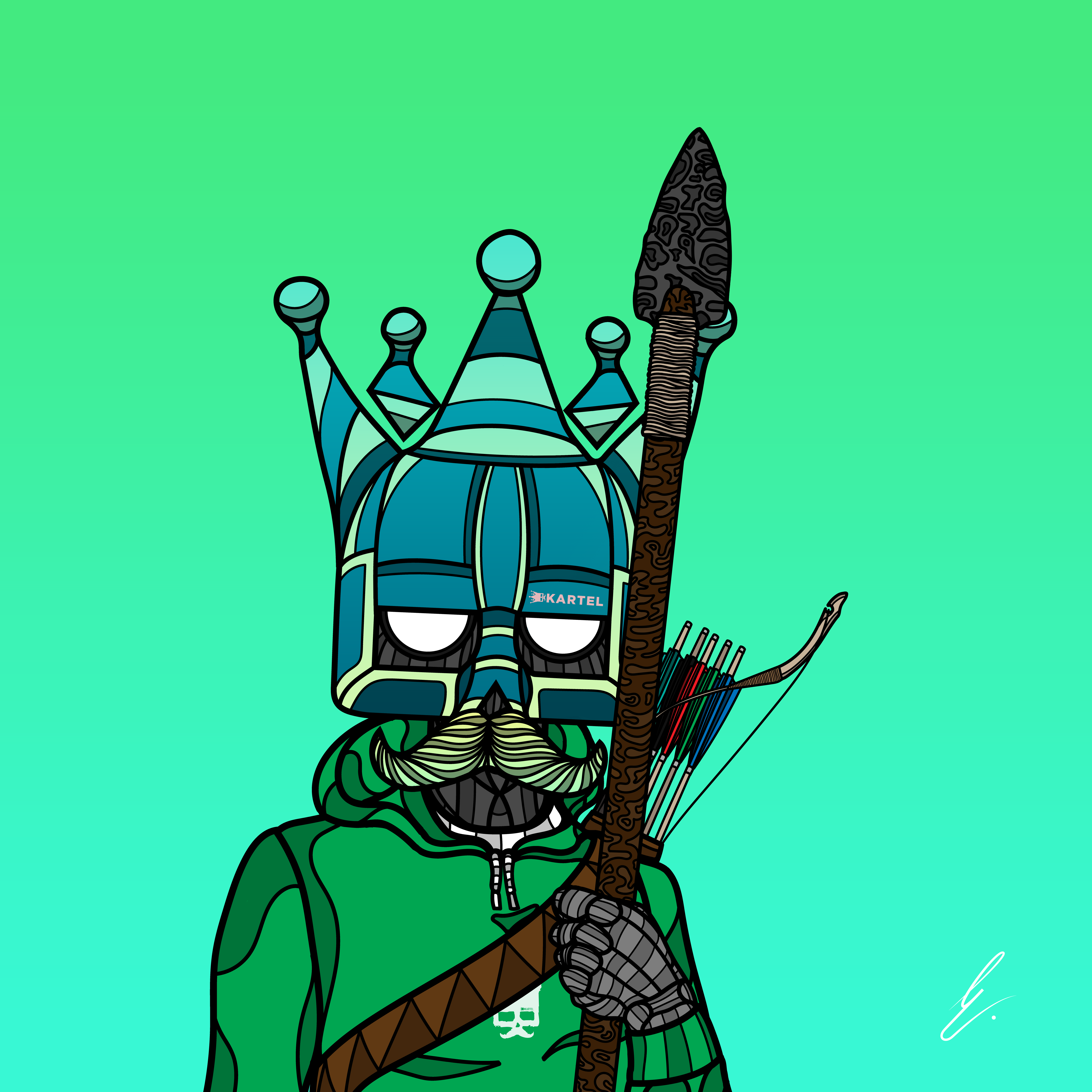 B-KARTEL: SQUADDIES #1301 NFT on Algorand