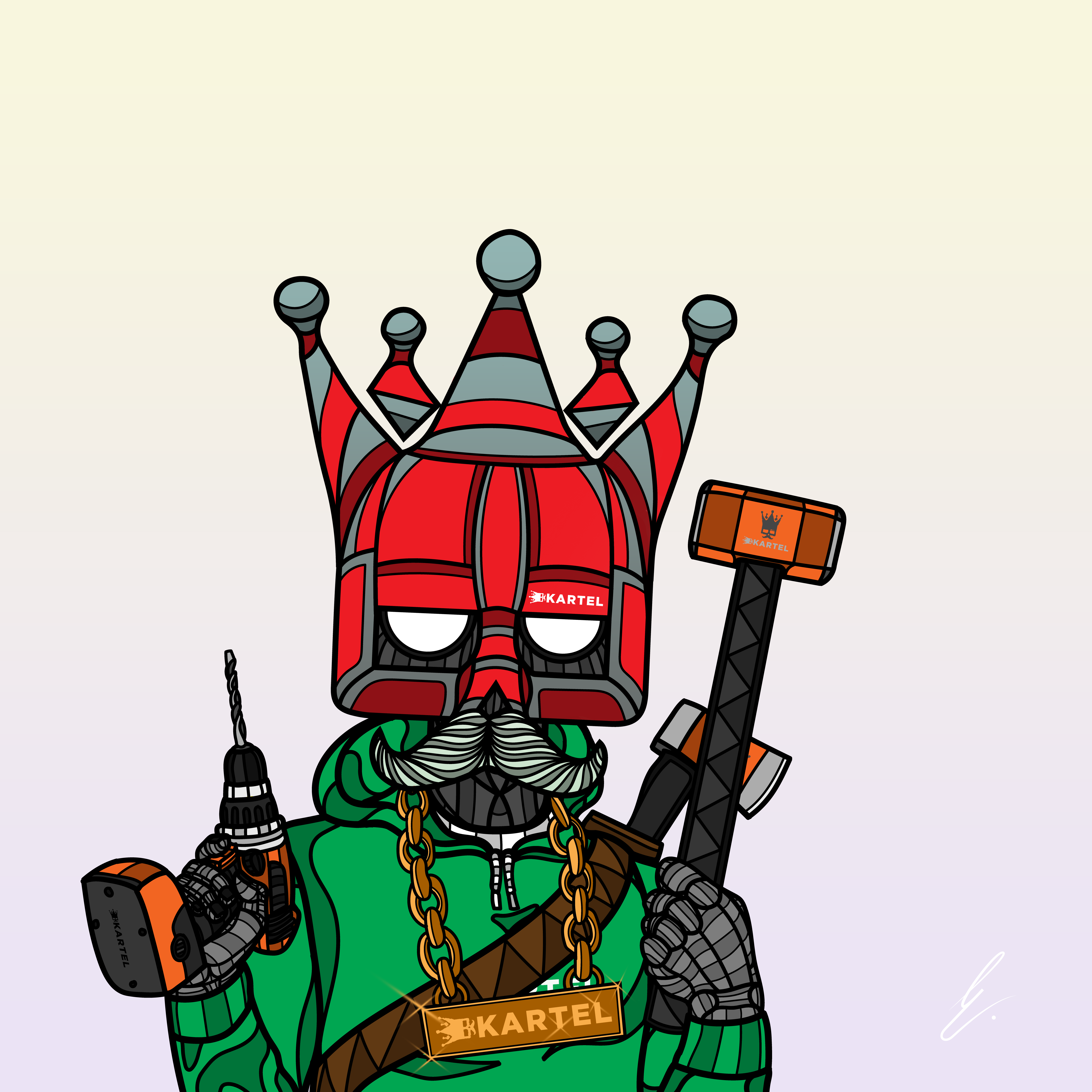 B-KARTEL: SQUADDIES #1327 NFT on Algorand