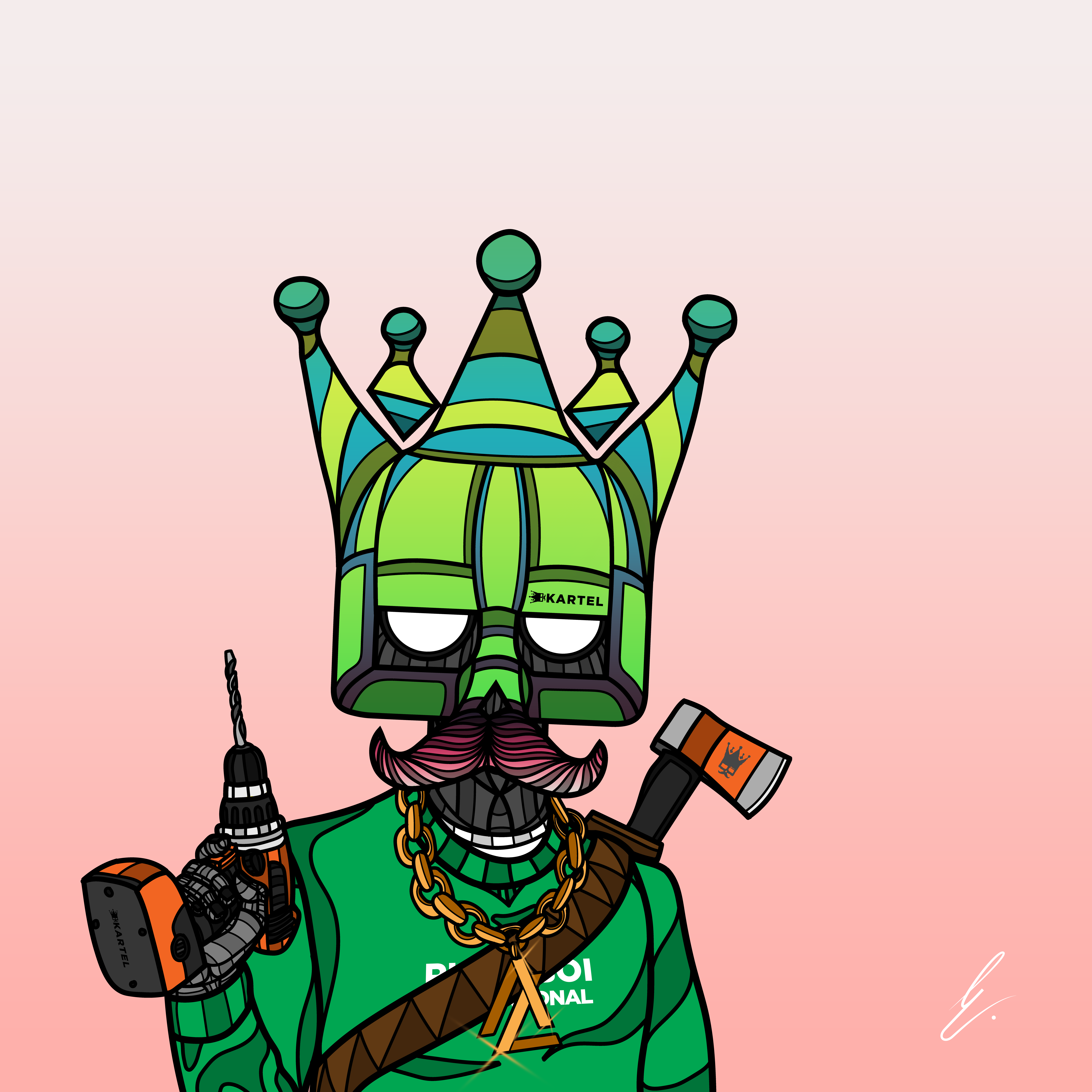 B-KARTEL: SQUADDIES #1328 NFT on Algorand