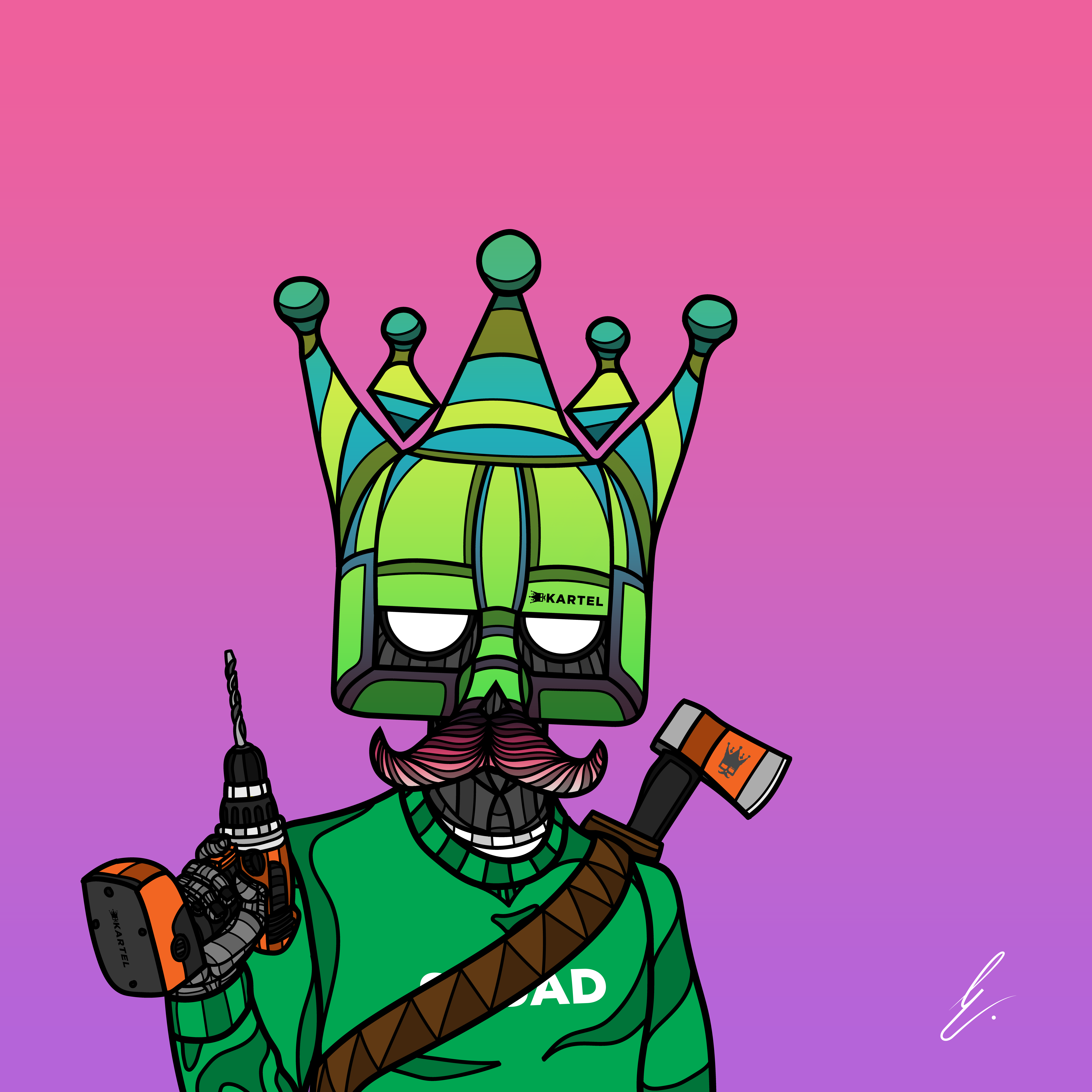 B-KARTEL: SQUADDIES #1333 NFT on Algorand