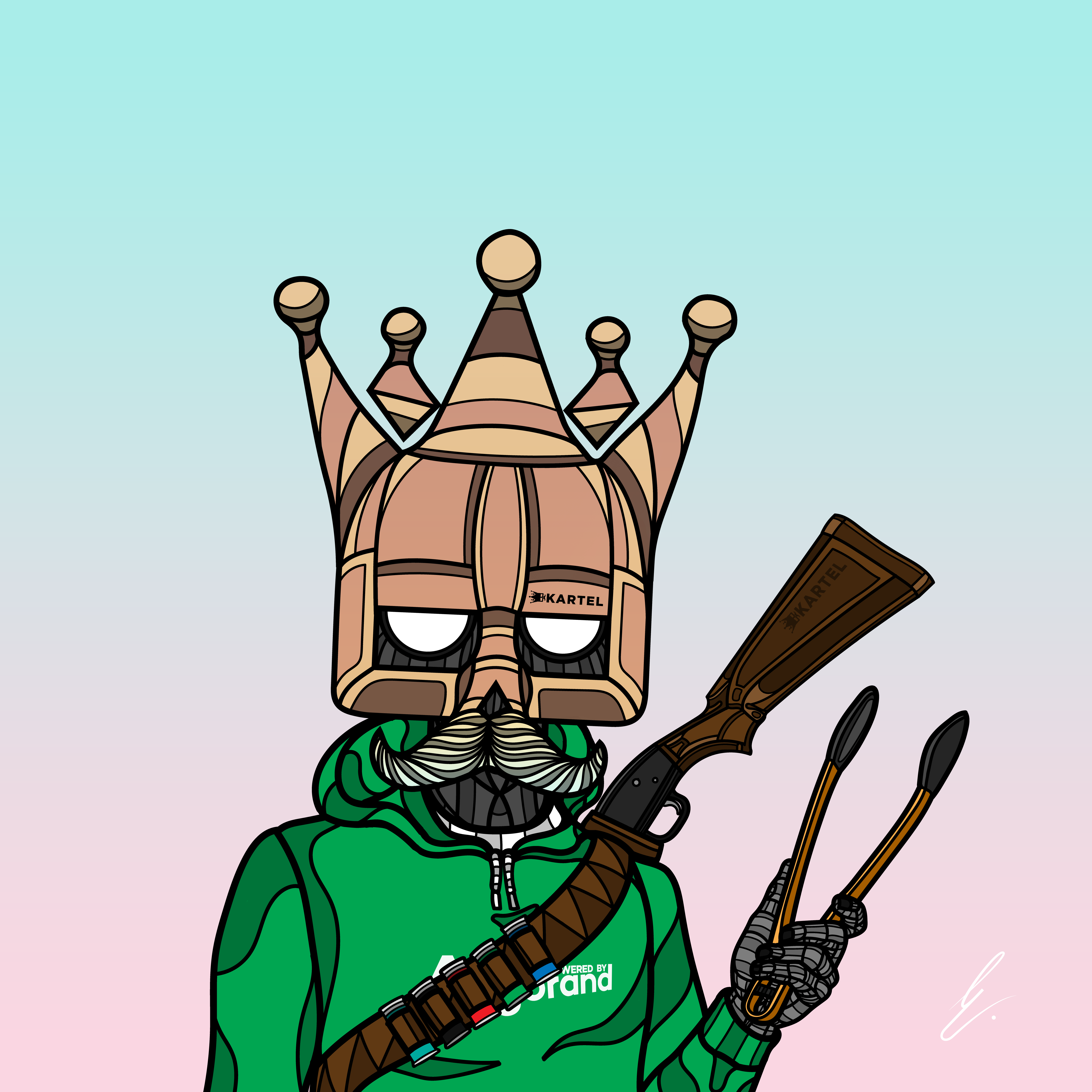 B-KARTEL: SQUADDIES #1334 NFT on Algorand