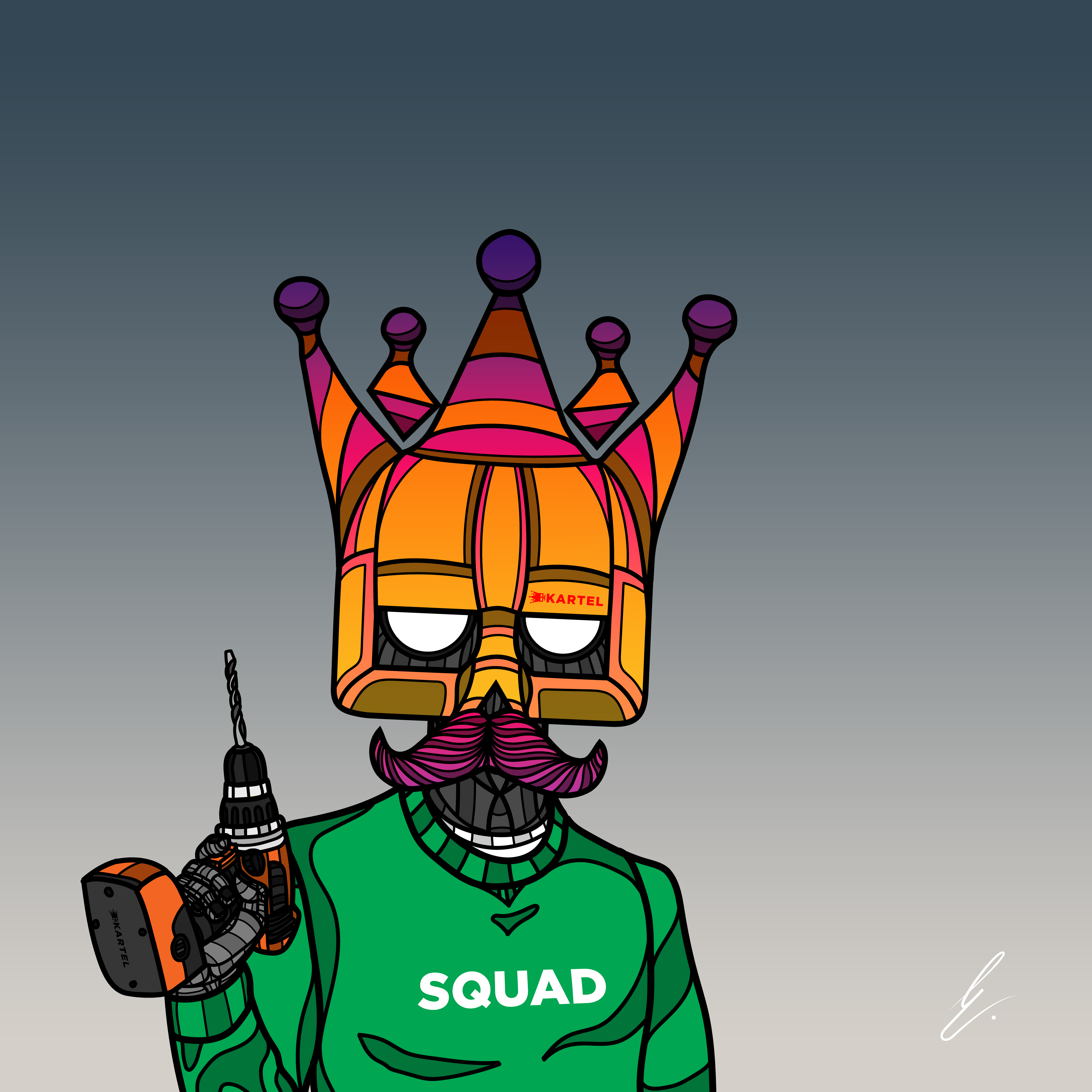 B-KARTEL: SQUADDIES #1345 NFT on Algorand