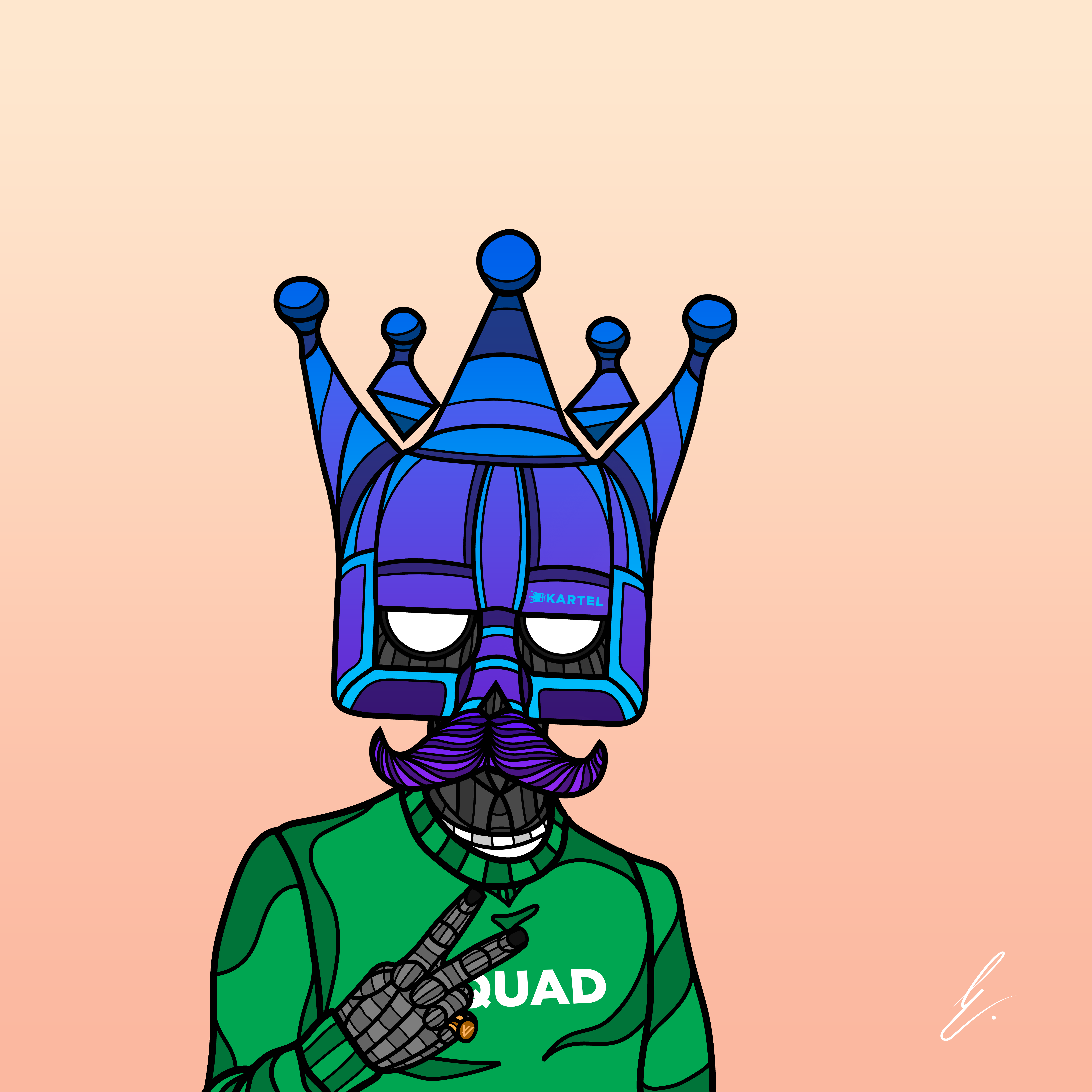B-KARTEL: SQUADDIES #1349 NFT on Algorand