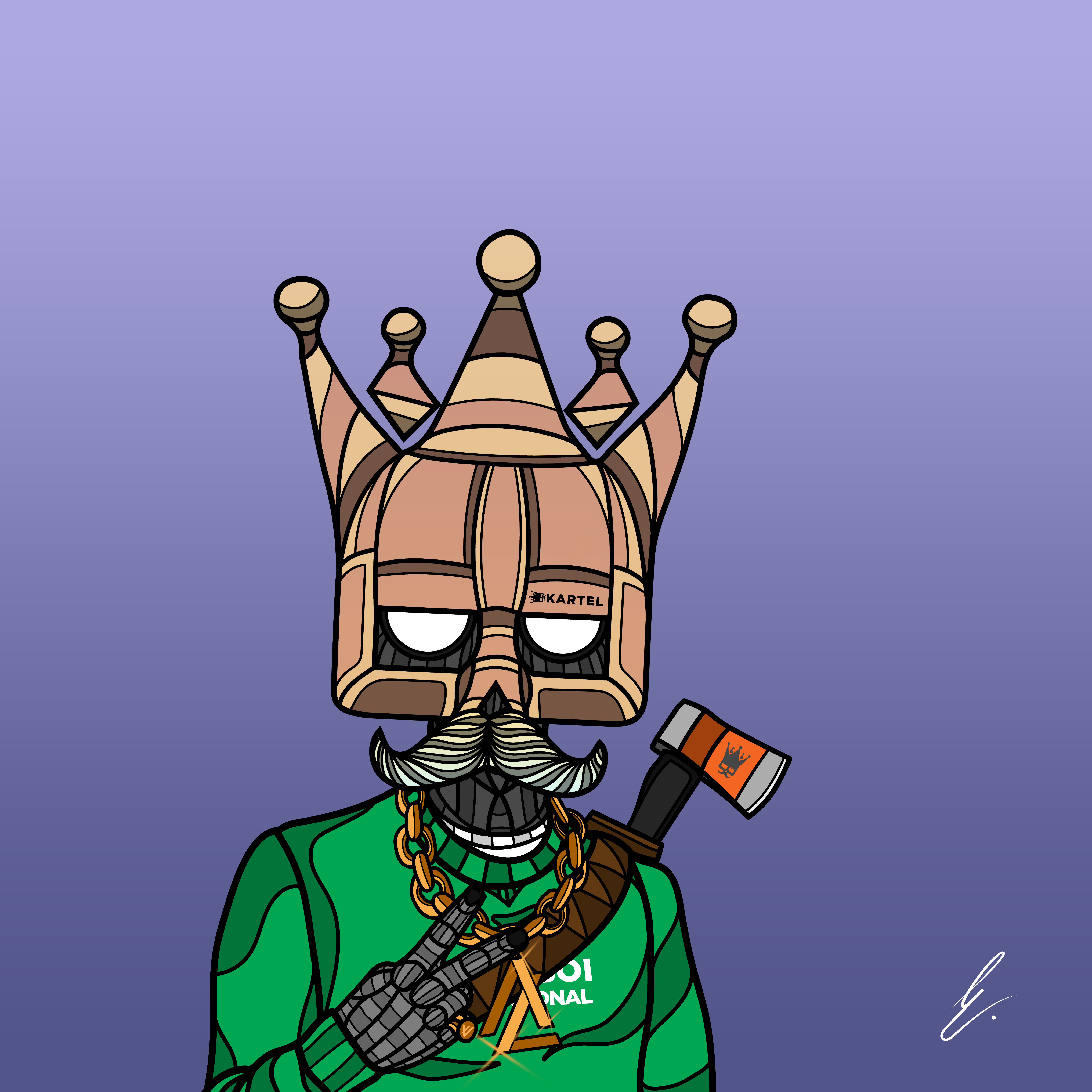 B-KARTEL: SQUADDIES #1357 NFT on Algorand