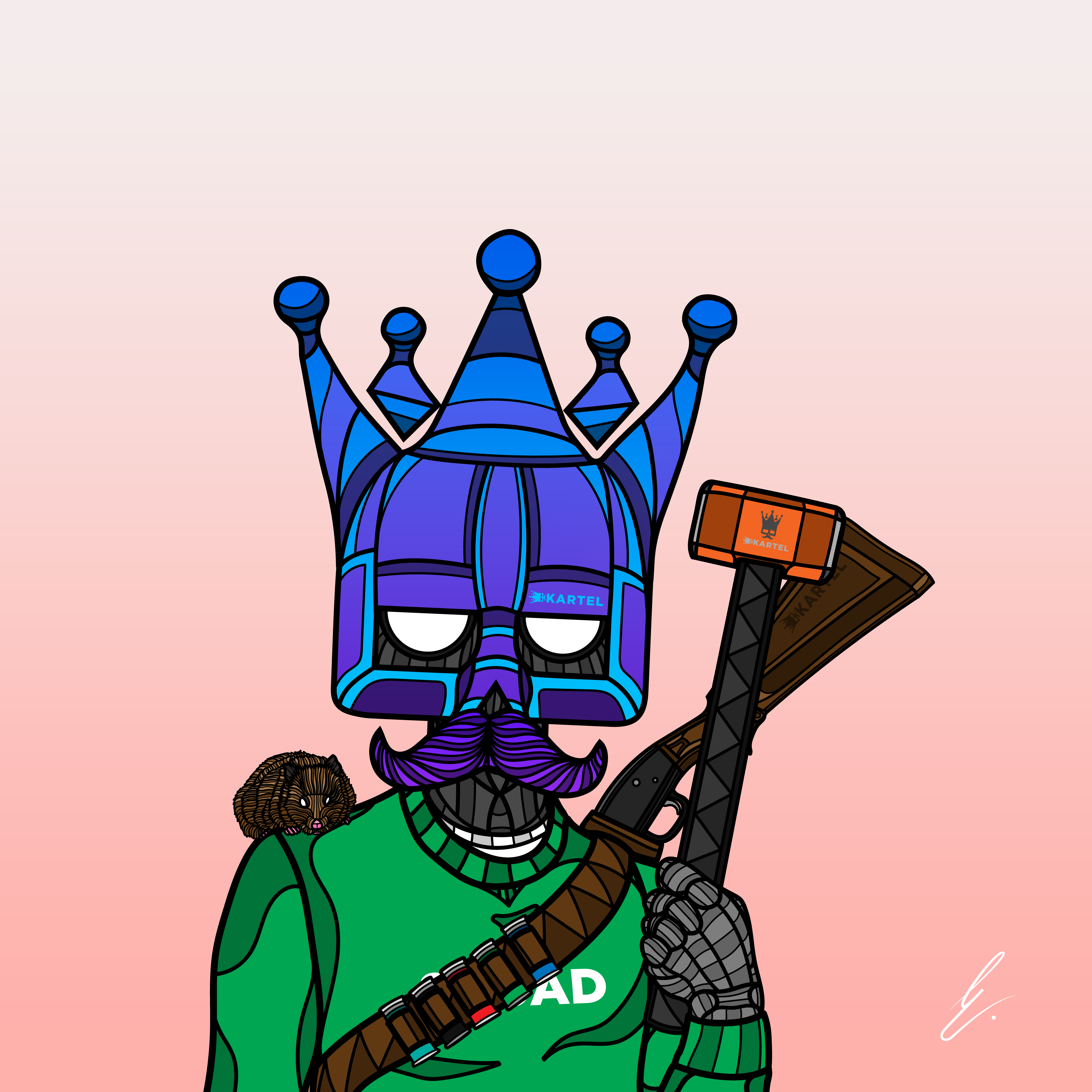 B-KARTEL: SQUADDIES #1360 NFT on Algorand