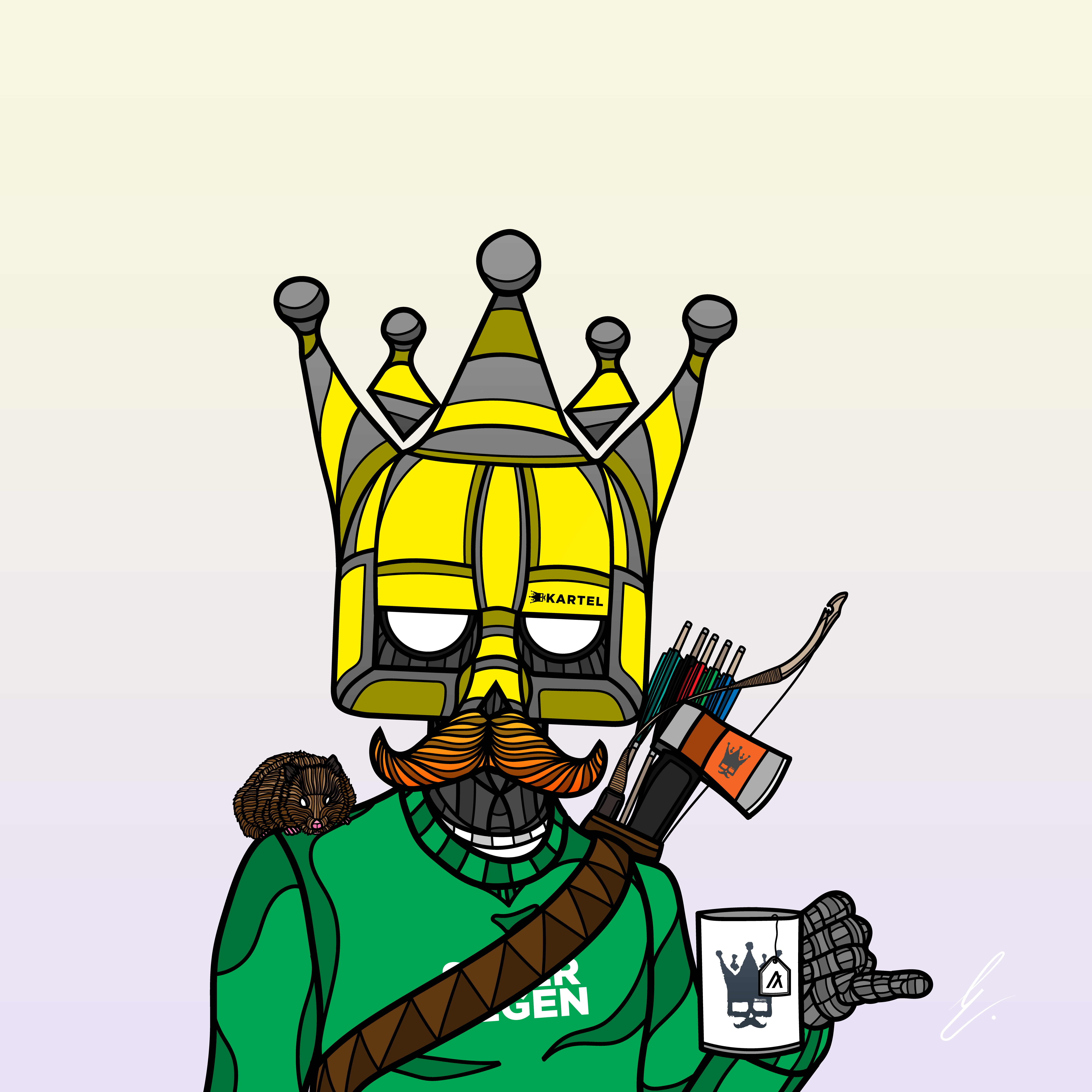 B-KARTEL: SQUADDIES #1365 NFT on Algorand