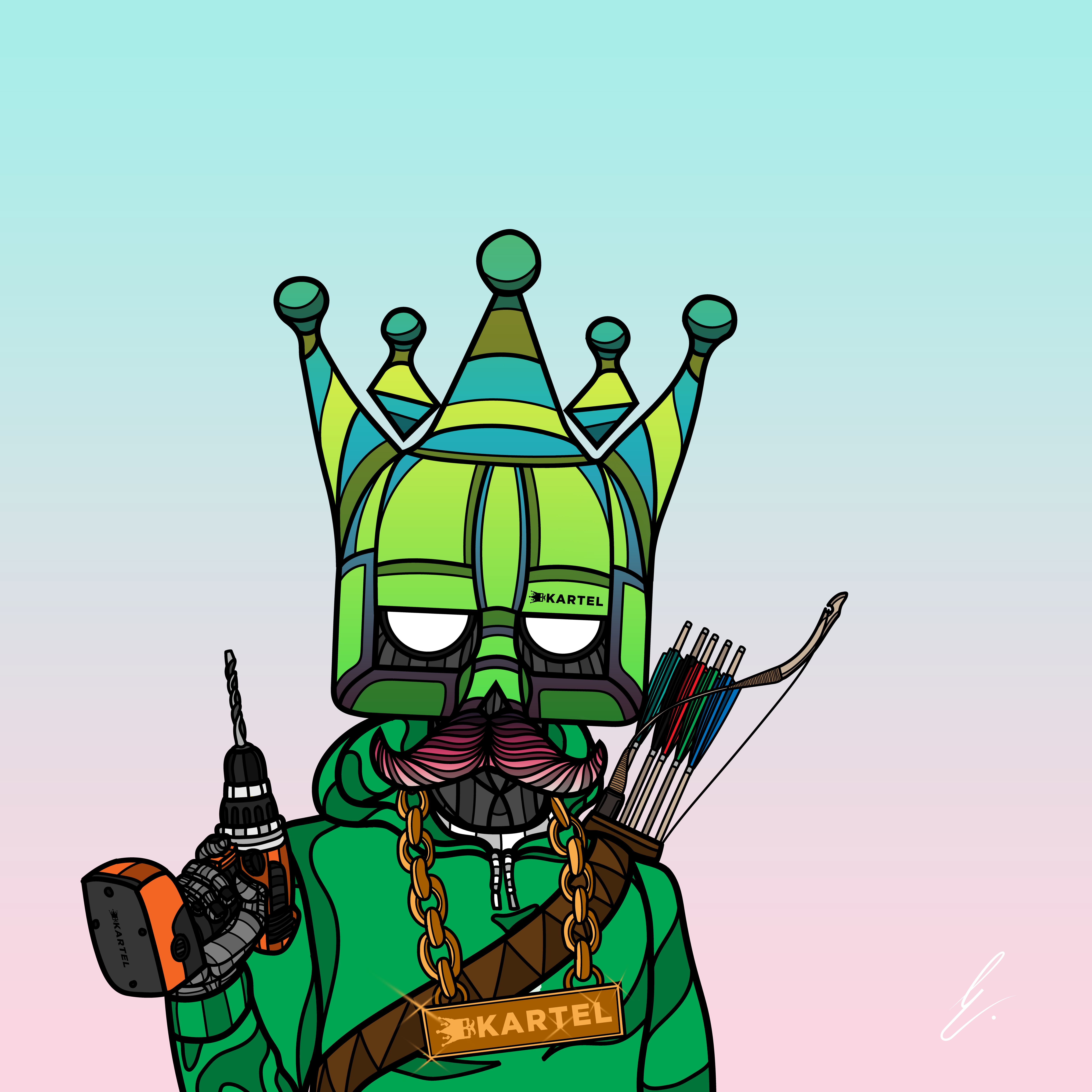 B-KARTEL: SQUADDIES #1377 NFT on Algorand