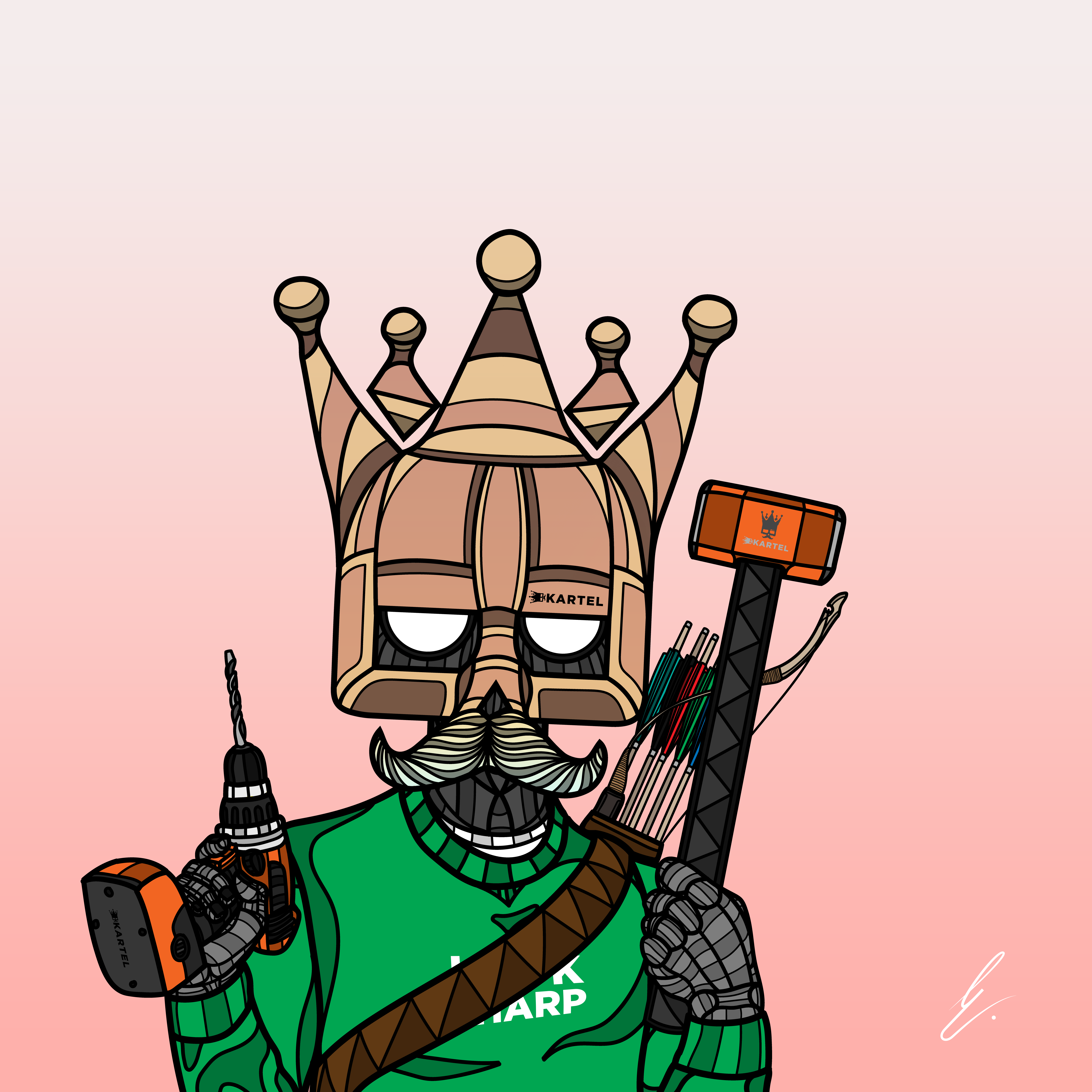 B-KARTEL: SQUADDIES #1386 NFT on Algorand