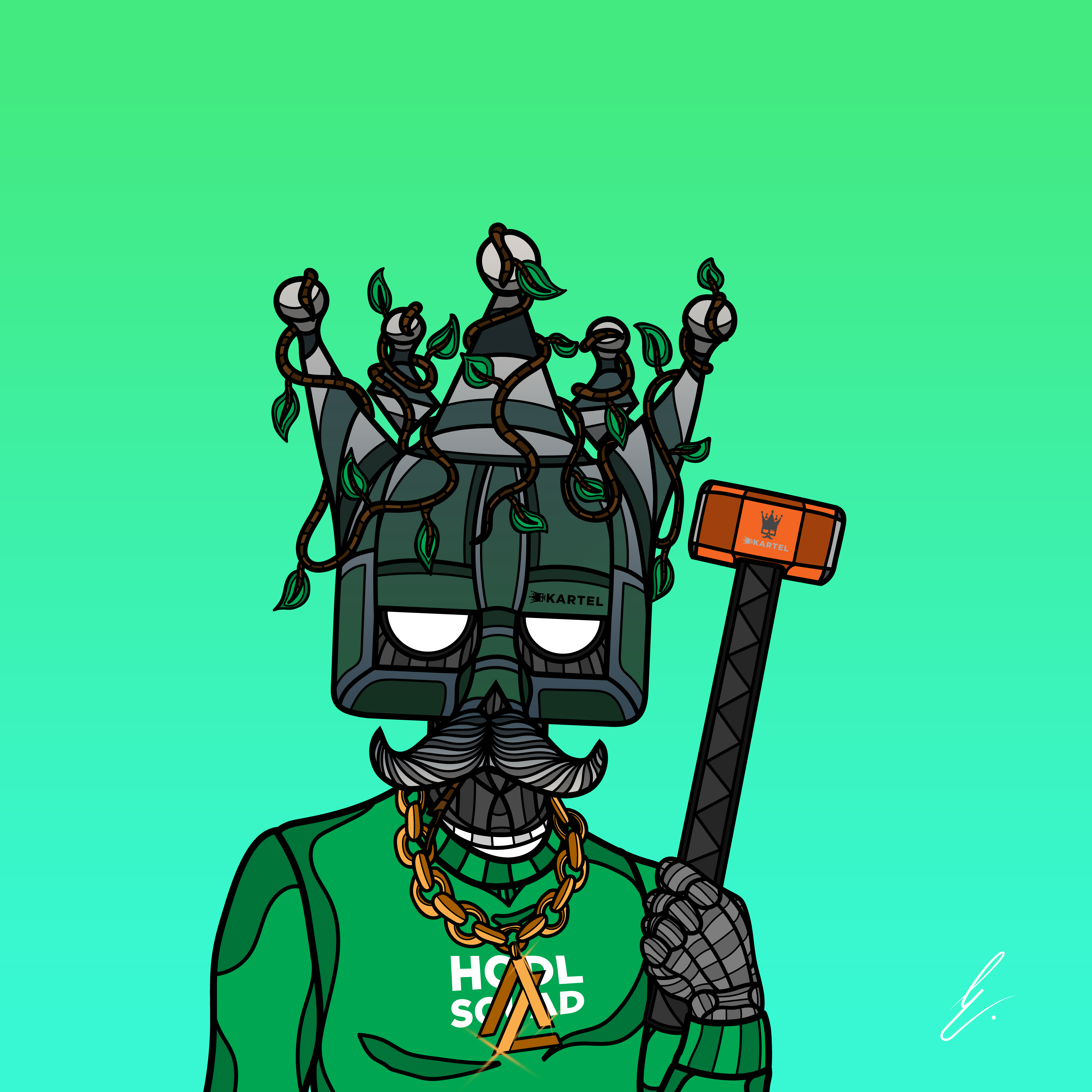 B-KARTEL: SQUADDIES #1390 NFT on Algorand